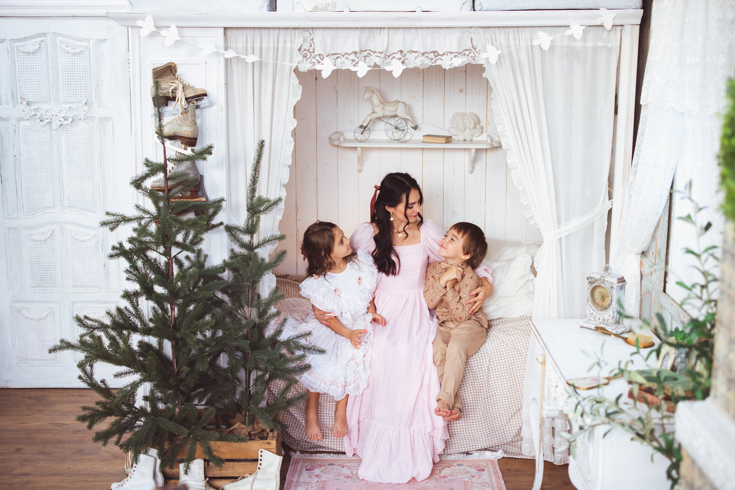 Новый год в стиле «ВИНТАЖ» 2023-2024. Семейный и детский фотограф в Краснодаре Анна Трашкова