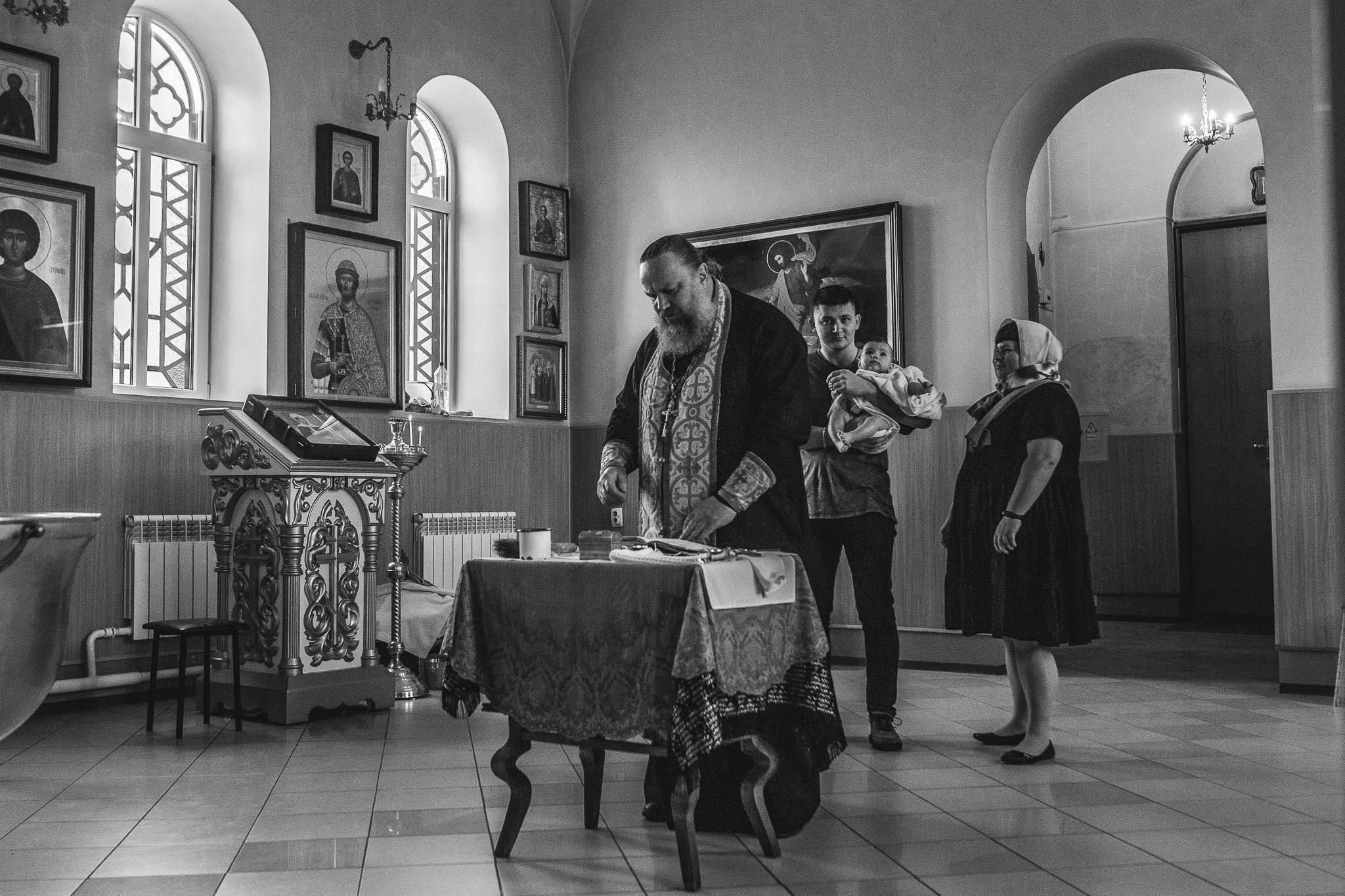 Таинство Крещения Алевтины. 23.03. Детский семейный фотограф в Абинске