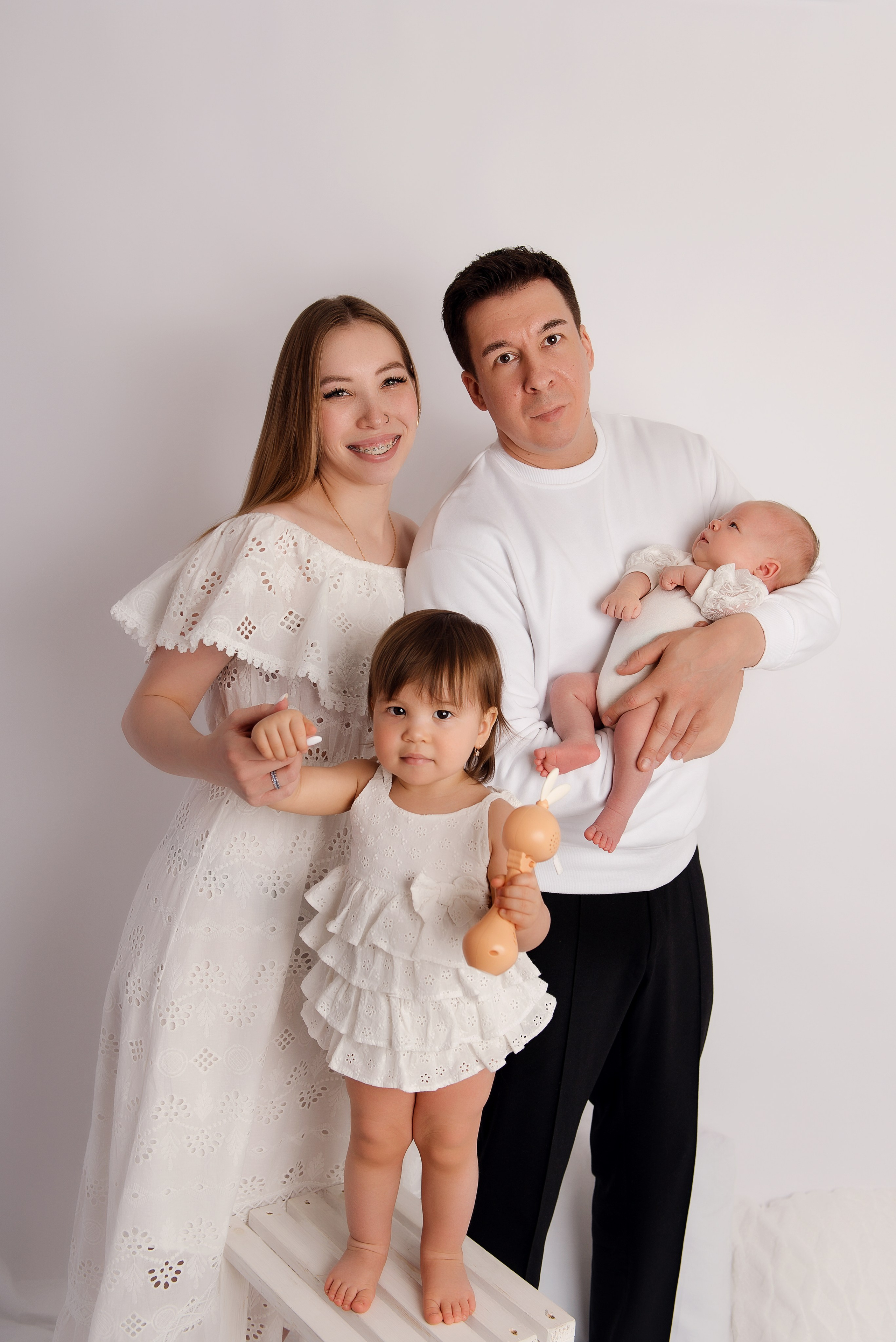 Малышке 1,5 месяца. Детский фотограф в Долгопрудном и Москве