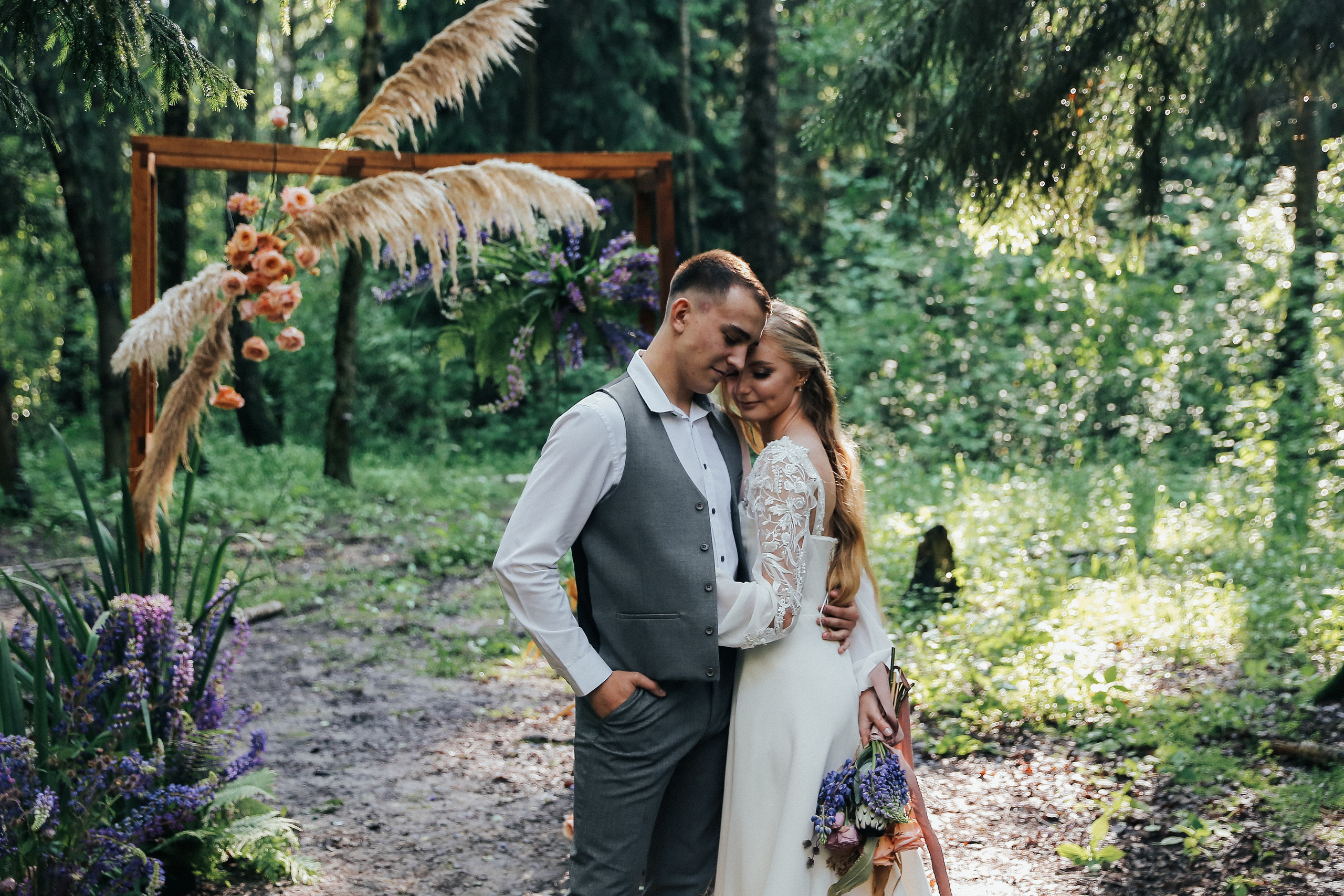 Съемка свадьбы двух влюбленных в Домодедово. Свадебный фотограф Домодедово Москва Катерина Алехина