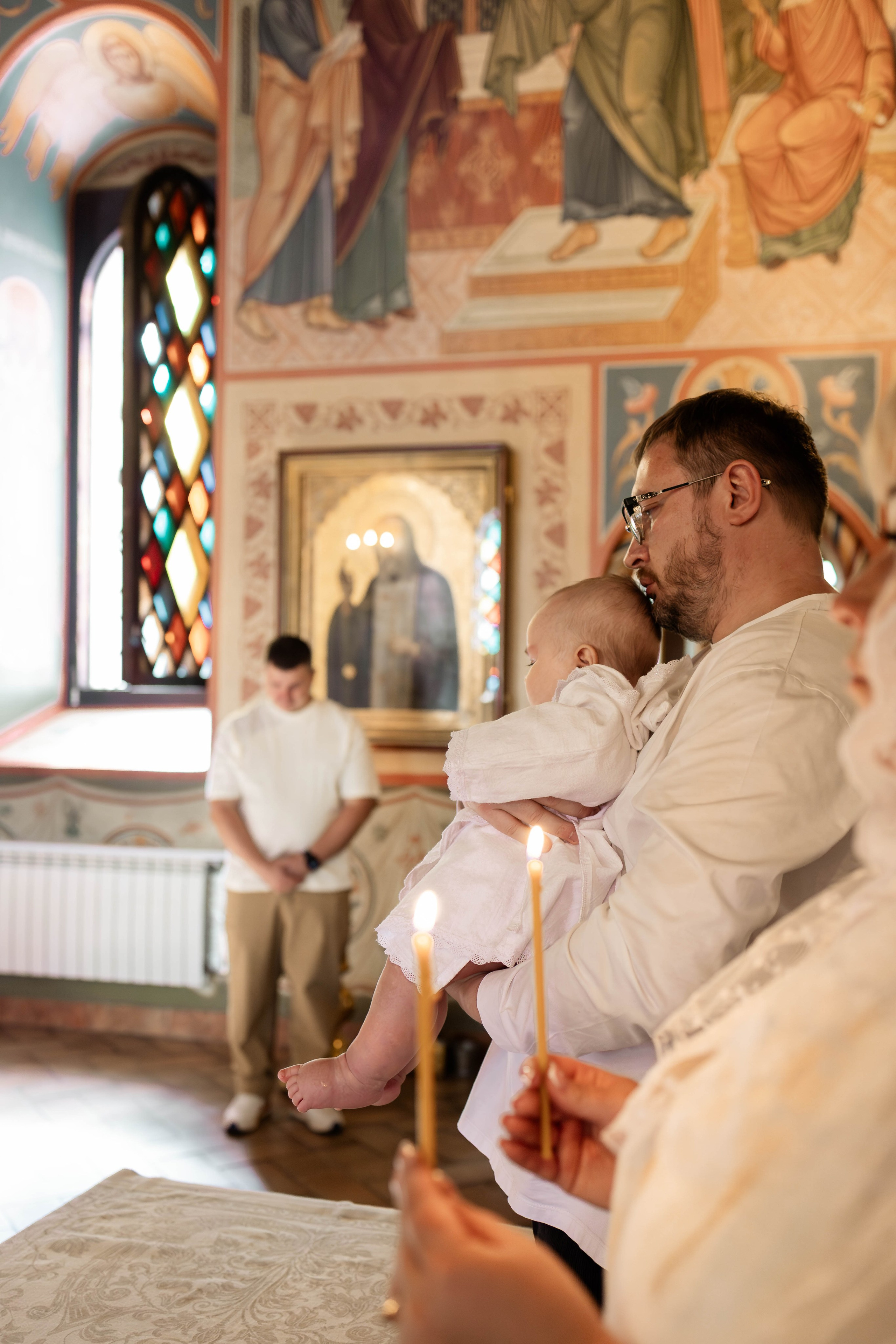 Таинство Крещения Евгения. Фотограф новорождённых Newborn Москва