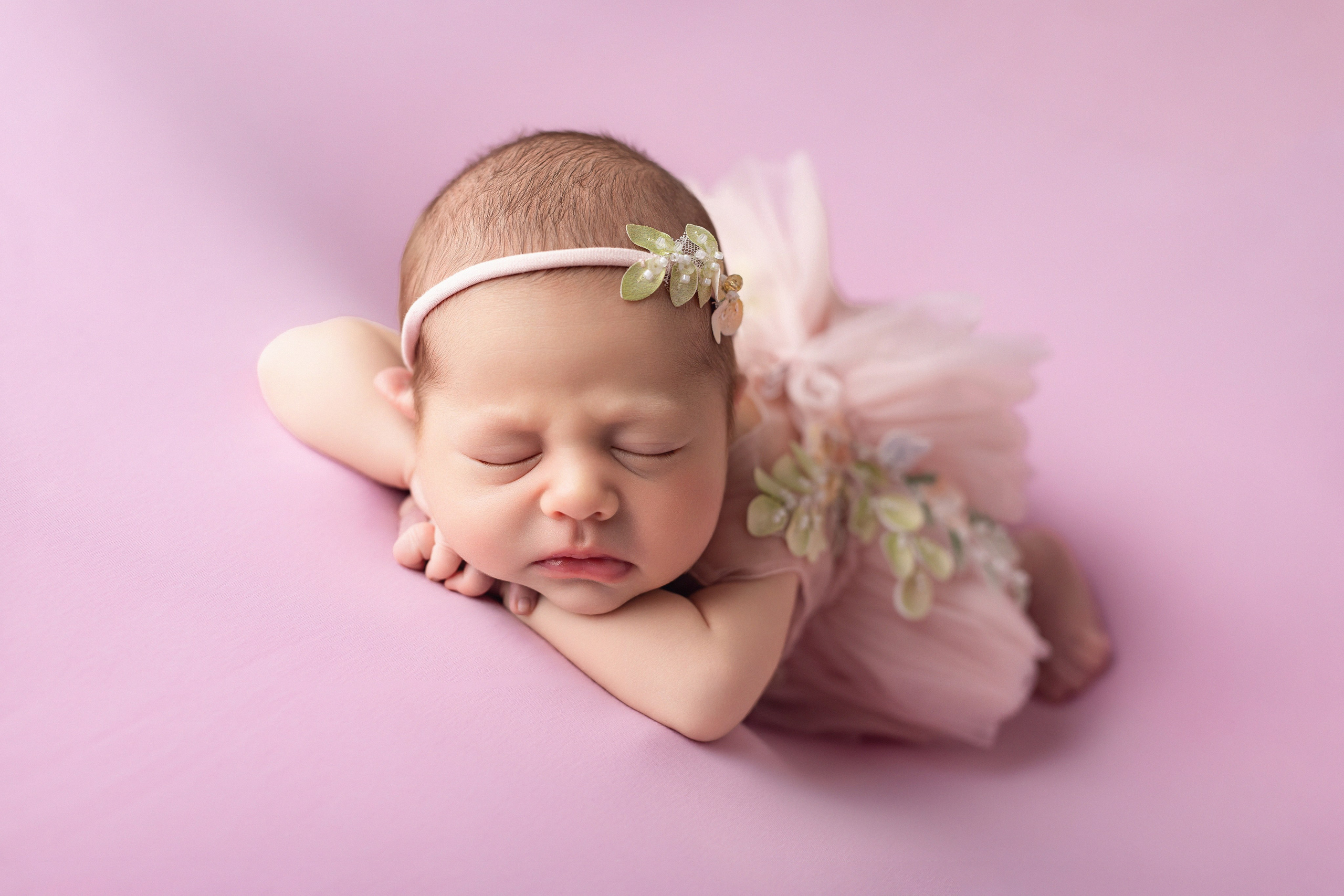 Василиса 23 дня. Фотограф новорождённых Newborn Москва