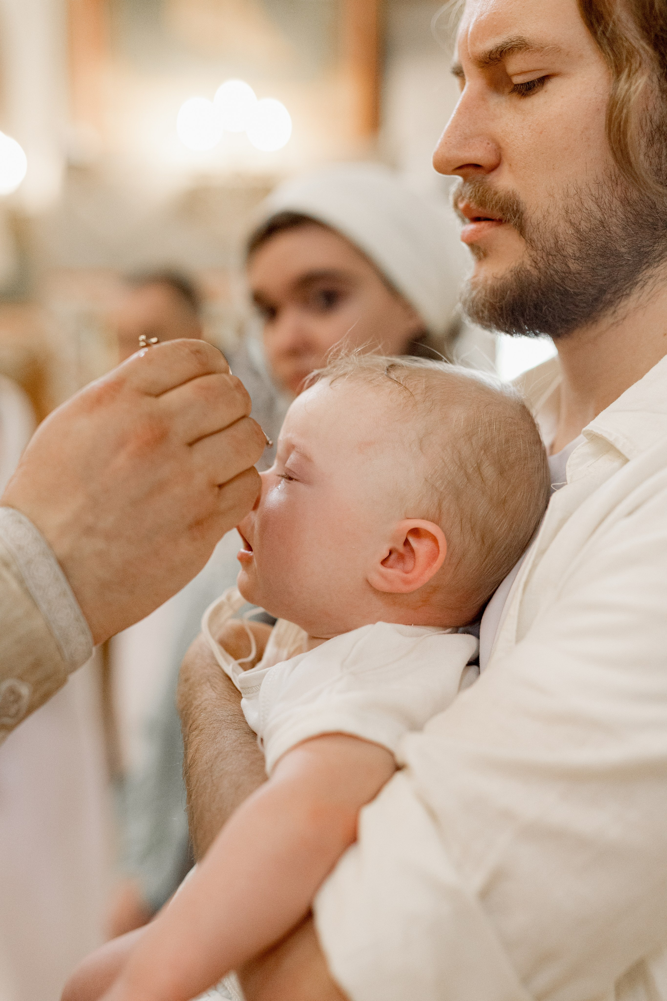Таинство Крещения Веры. Фотограф новорождённых Newborn Москва