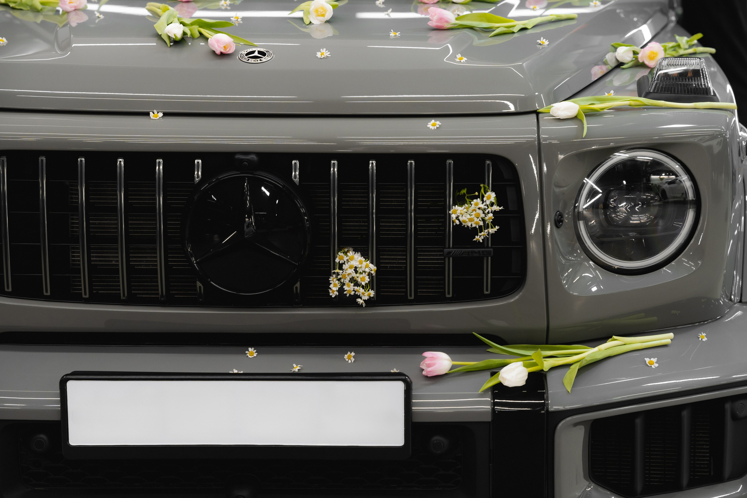 Floral Mercedes G-wagen. Автомобильный фотограф и видеограф в Новосибирске|Александра Косухина