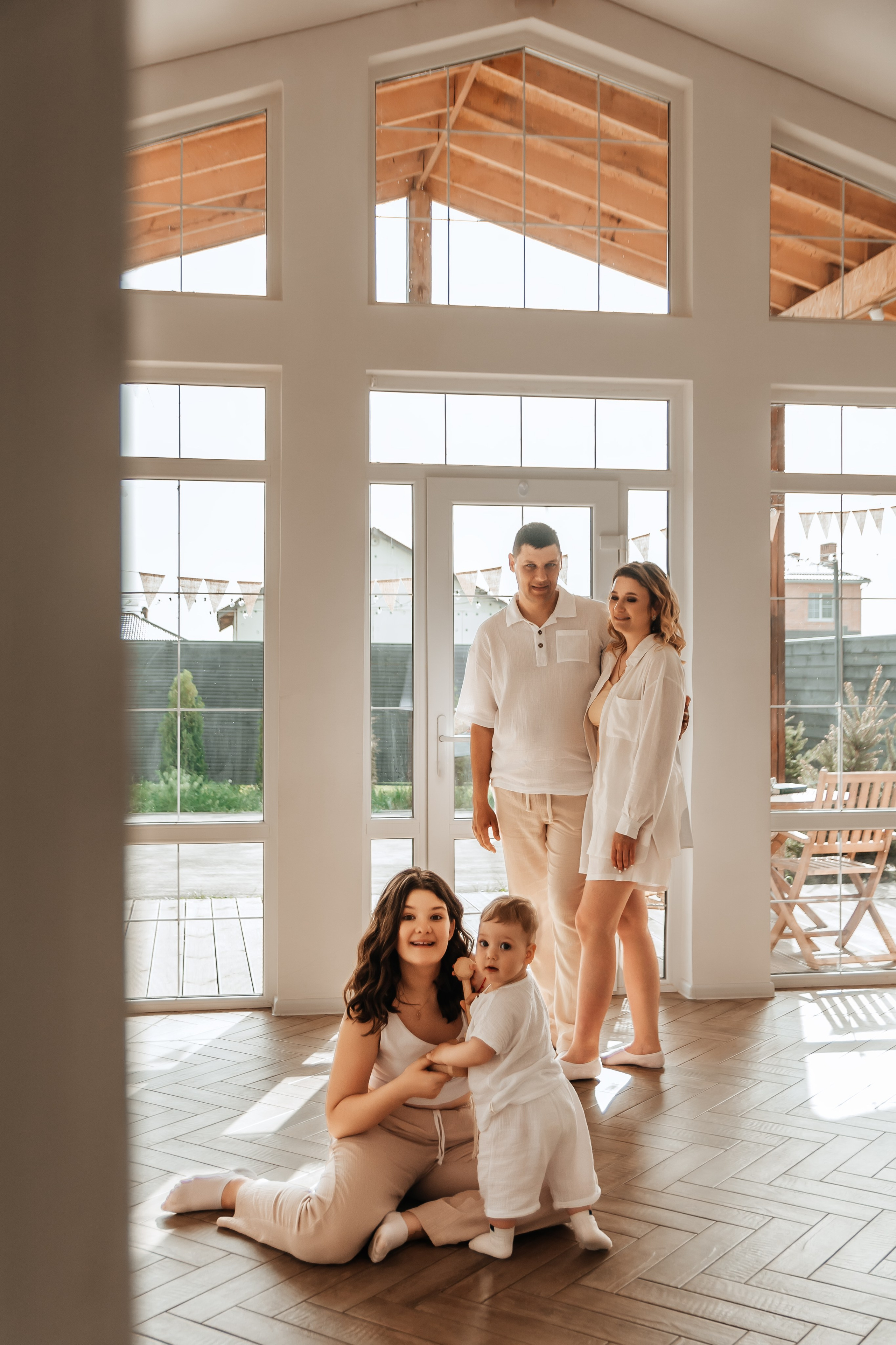 Фотосессия годика минимализм. Семейный и детский фотограф Кущ Наташа