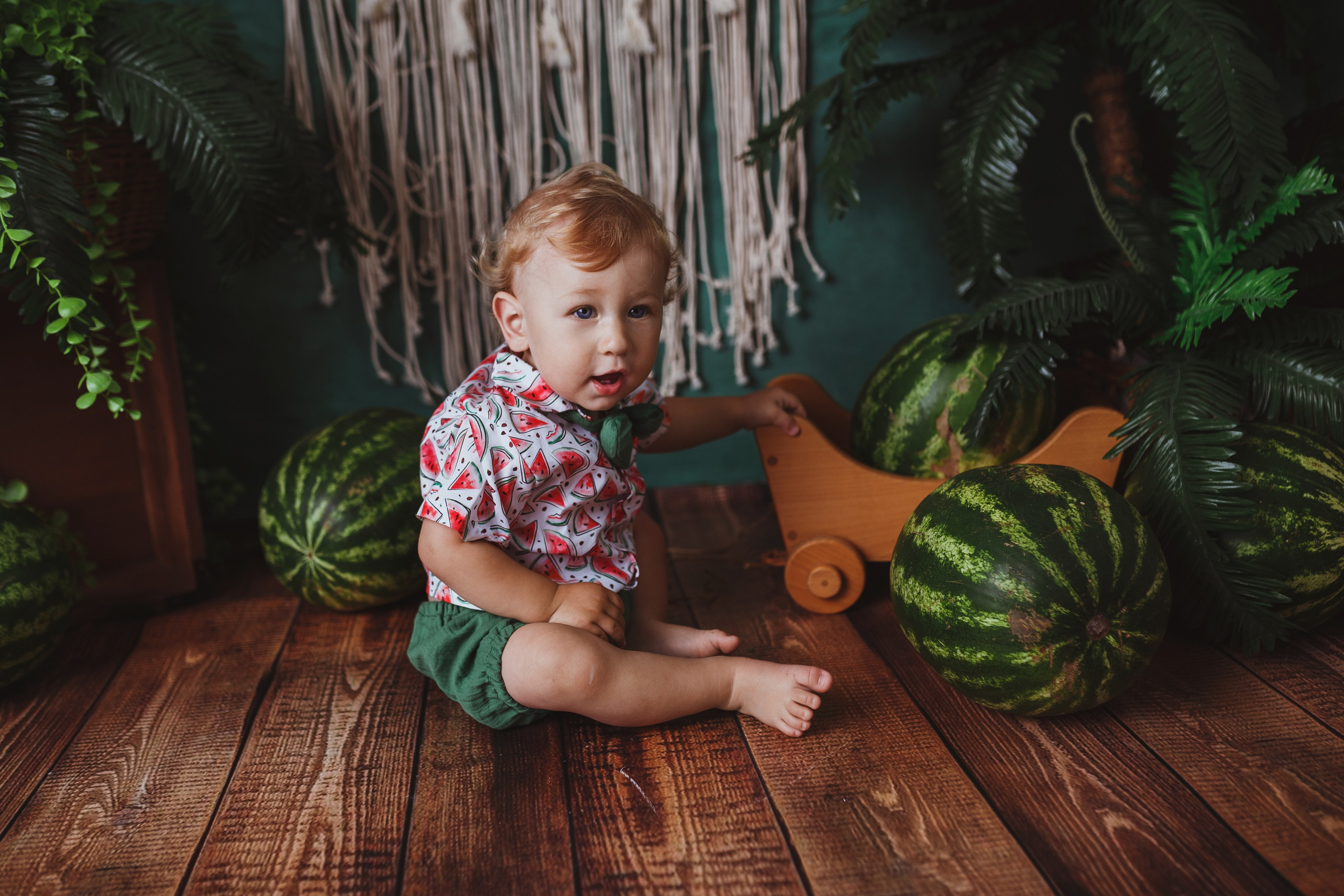 Арбузы. Фотограф новорождённых Екатерина Боброва. Ульяновск