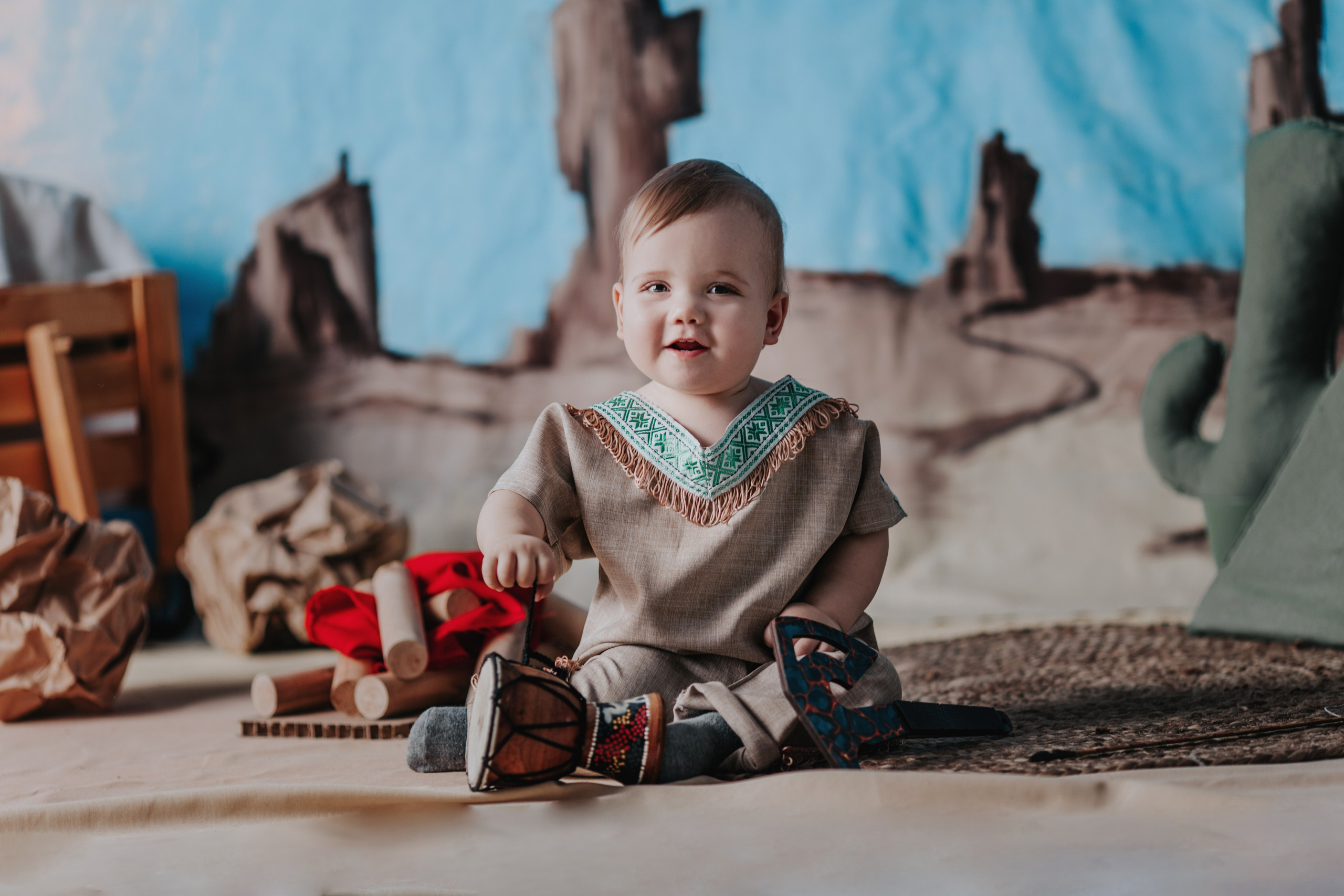 Фотосессия индейцы