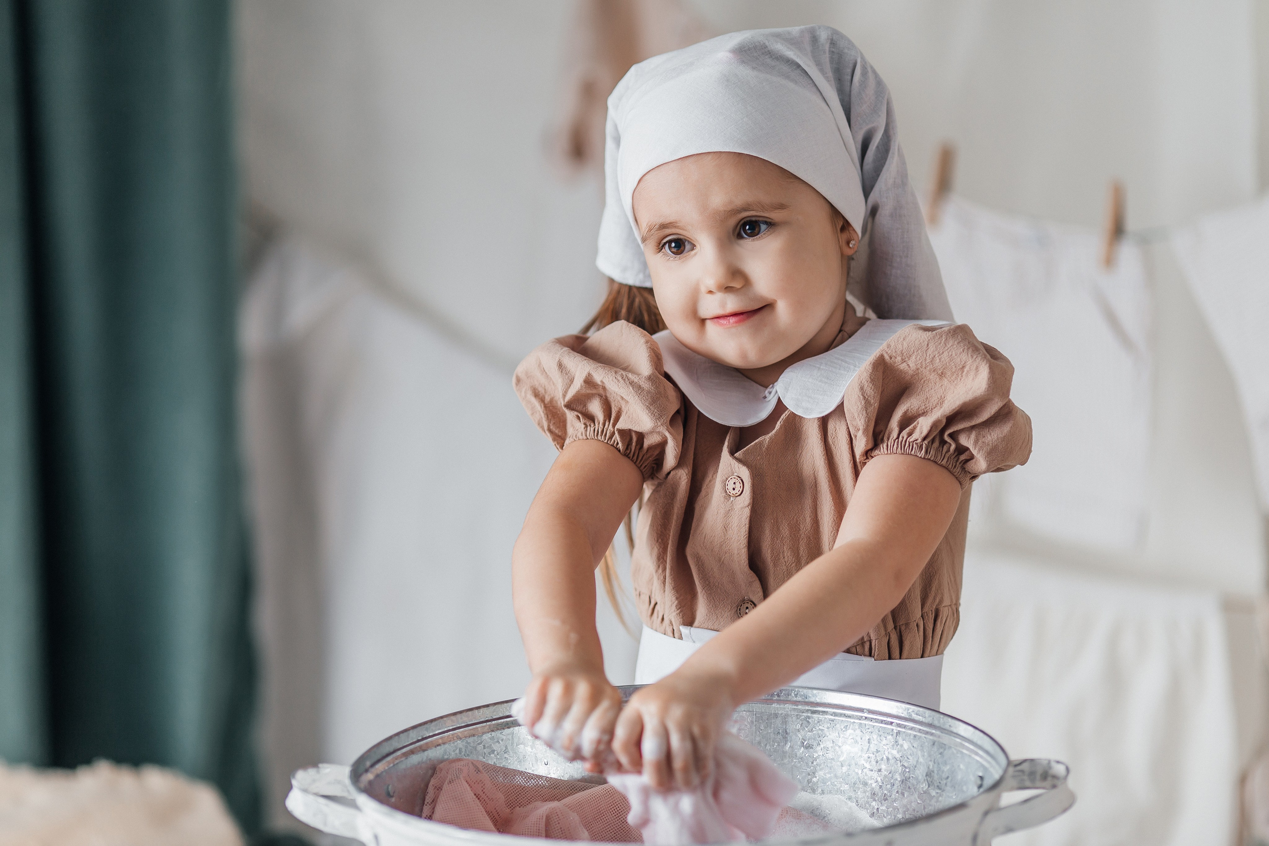 Фотосессия большая стирка