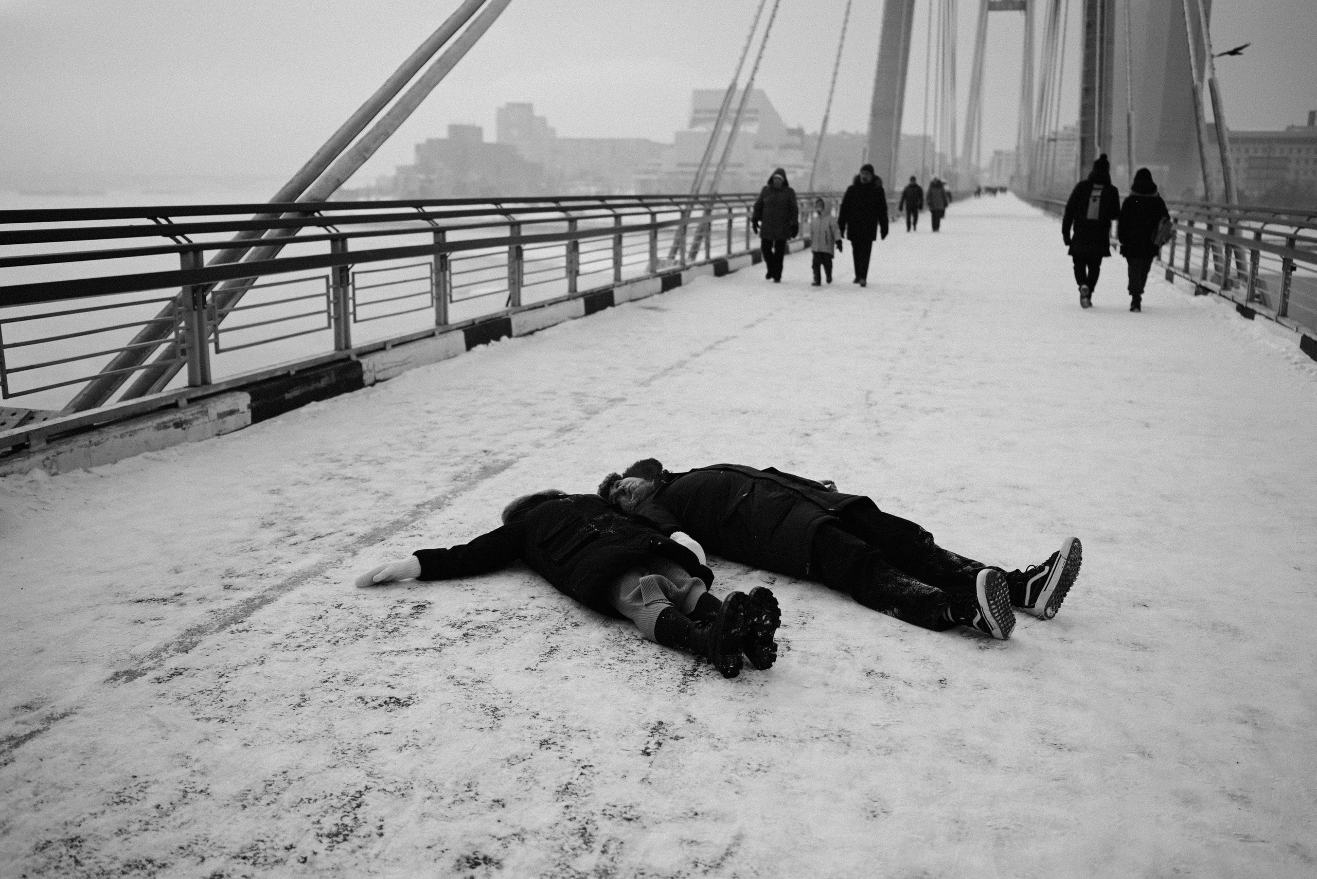 Катя и Саша. Морозное LoveStory. Фотограф Красноярск Базуев Марк