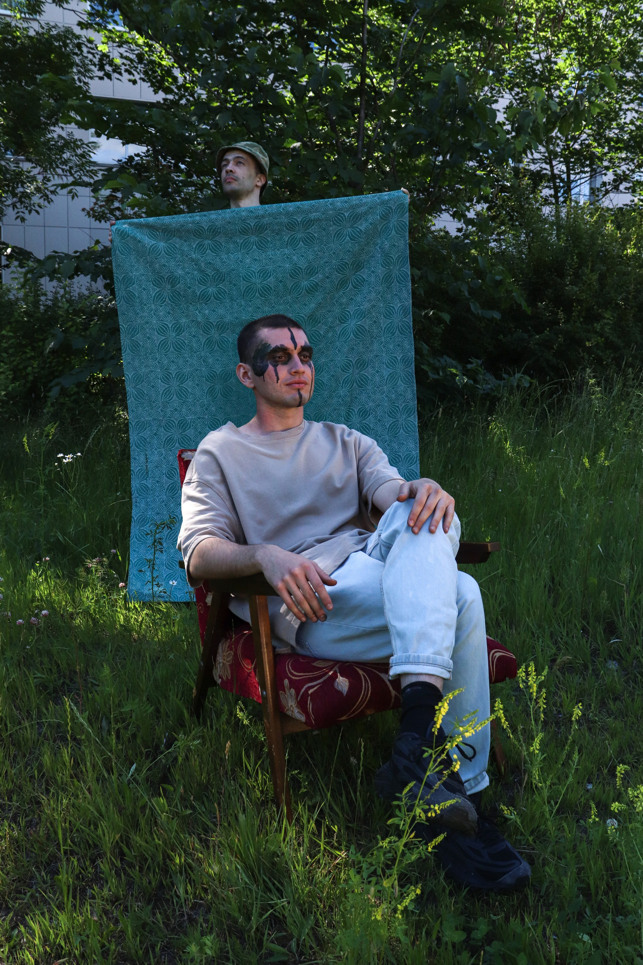 Модная съёмка во дворе. Ивентный фотограф в Санкт-Петербурге Олег Комков