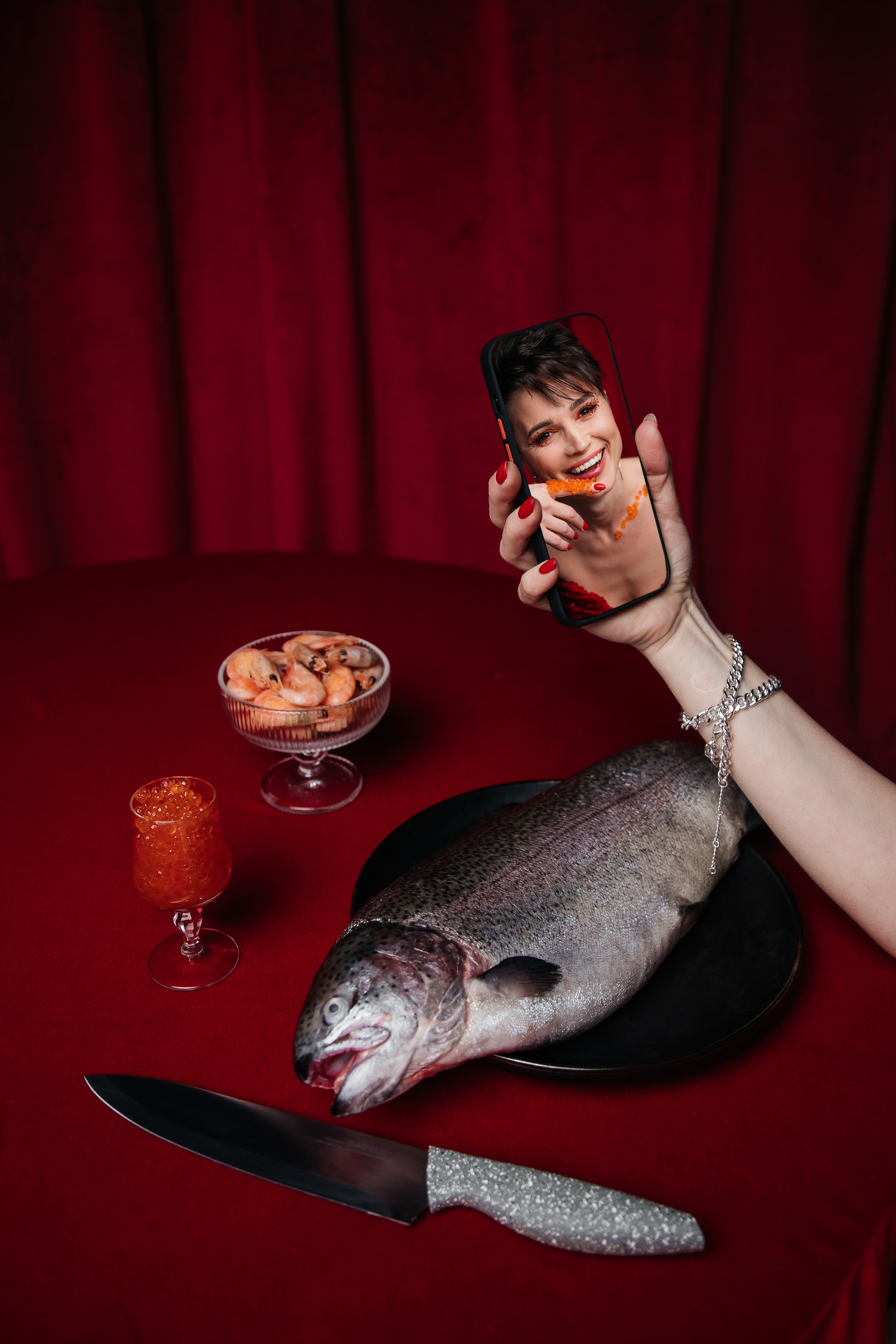 Концепт для рыбного контента. Креативный и женский Фотограф Омске Наталья Лебедева