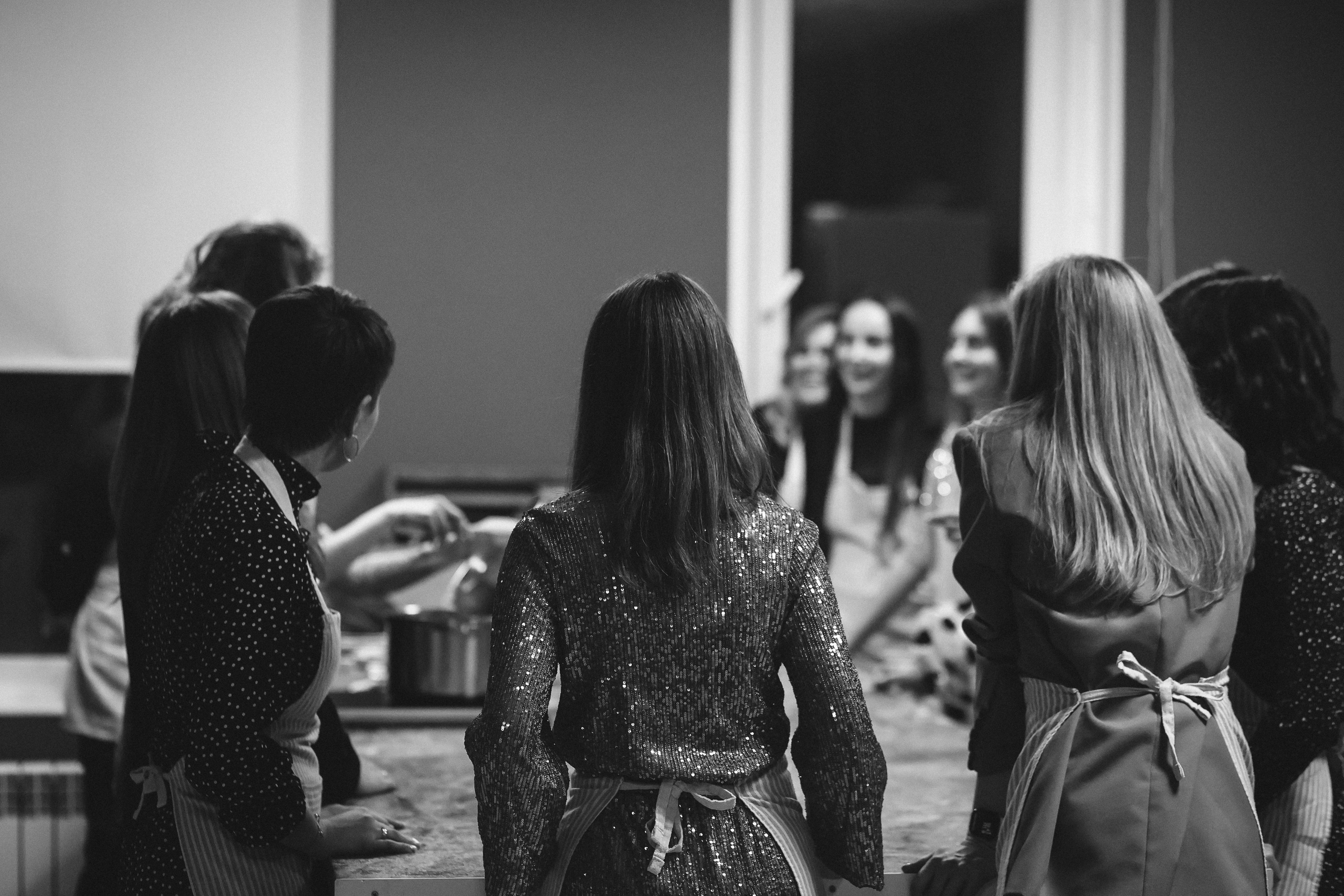 Новогодний ужин. Свадебный фотограф Полина Мишуринская