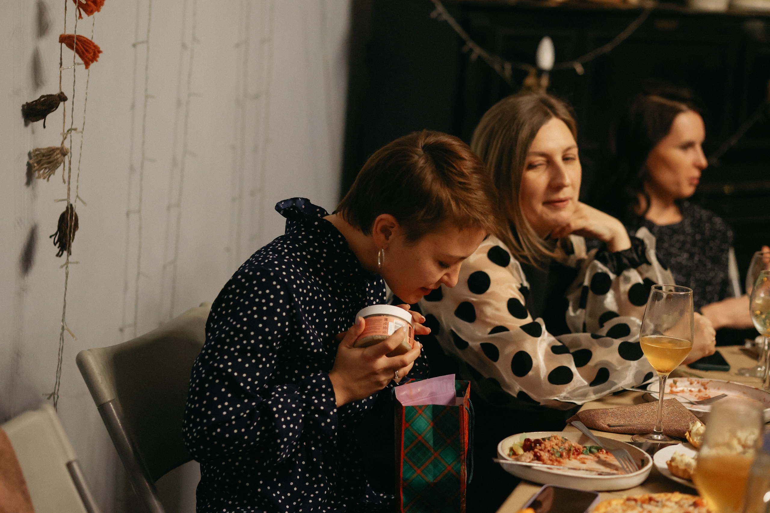 Новогодний ужин. Свадебный фотограф Полина Мишуринская