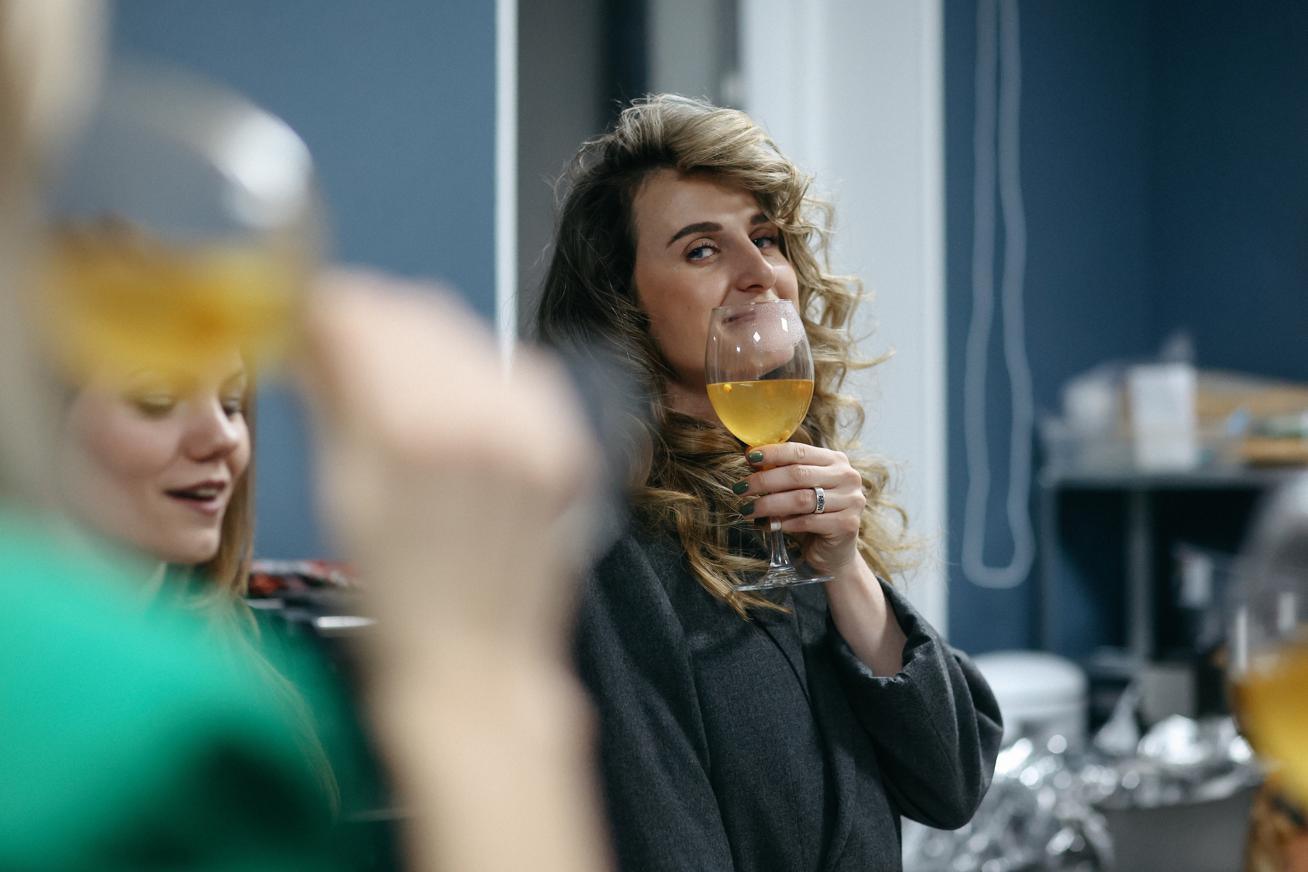 Новогодний ужин. Свадебный фотограф Полина Мишуринская