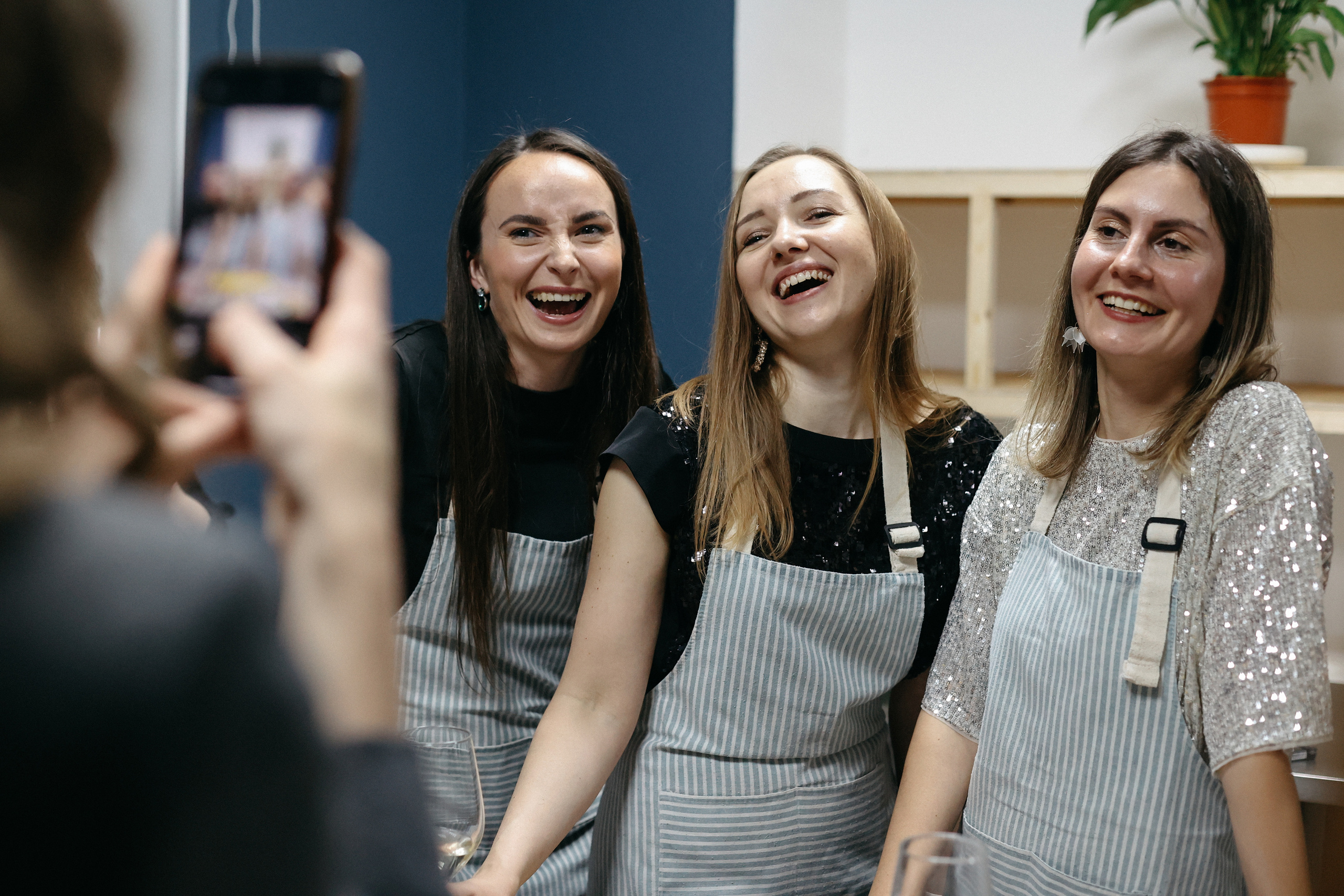 Новогодний ужин. Свадебный фотограф Полина Мишуринская