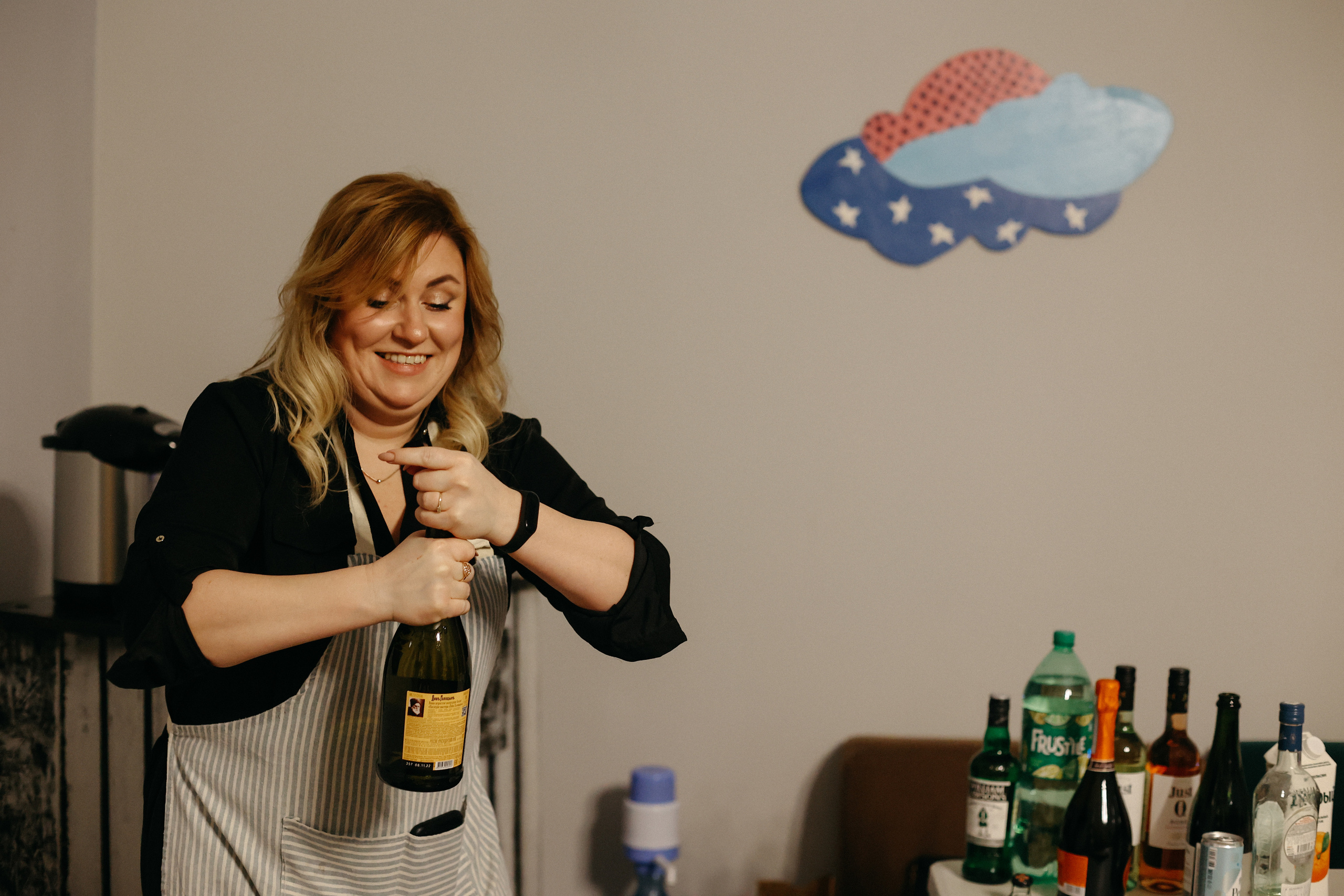 Новогодний ужин. Свадебный фотограф Полина Мишуринская