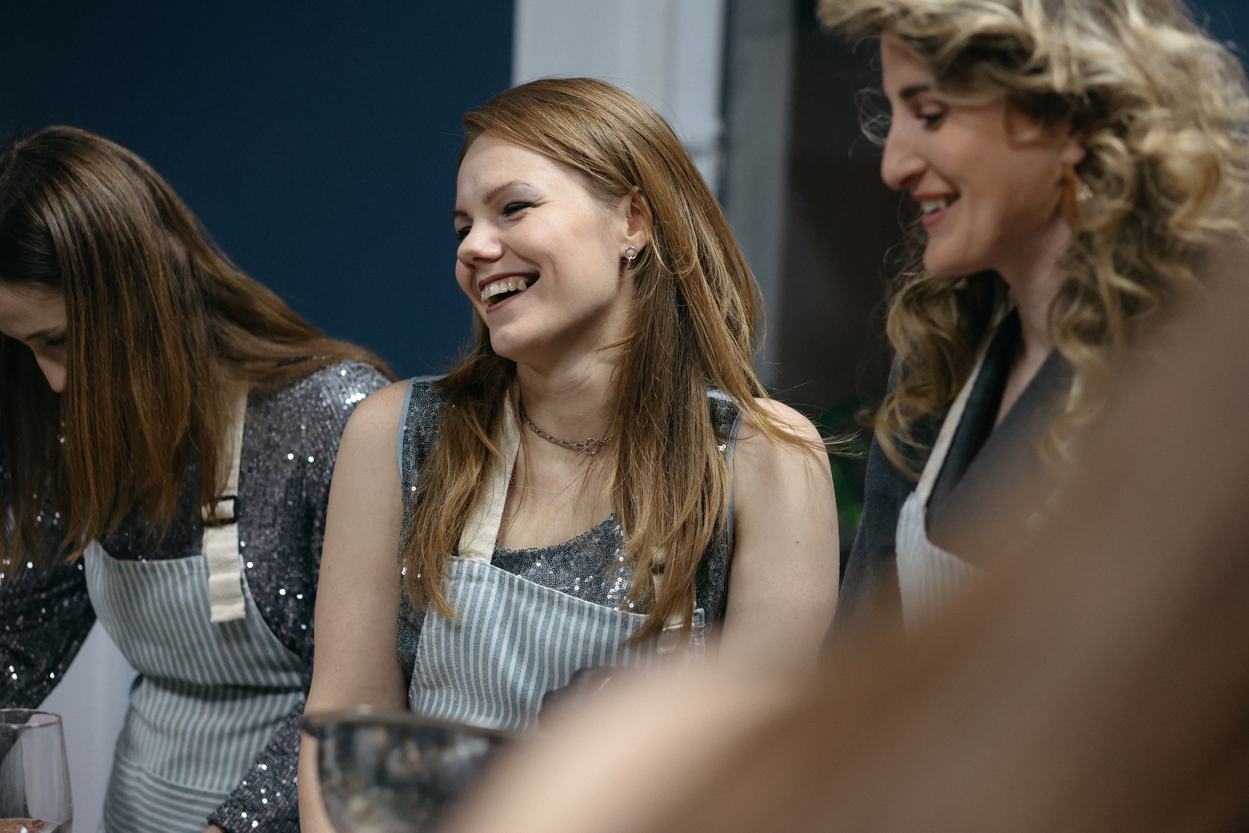 Новогодний ужин. Свадебный фотограф Полина Мишуринская