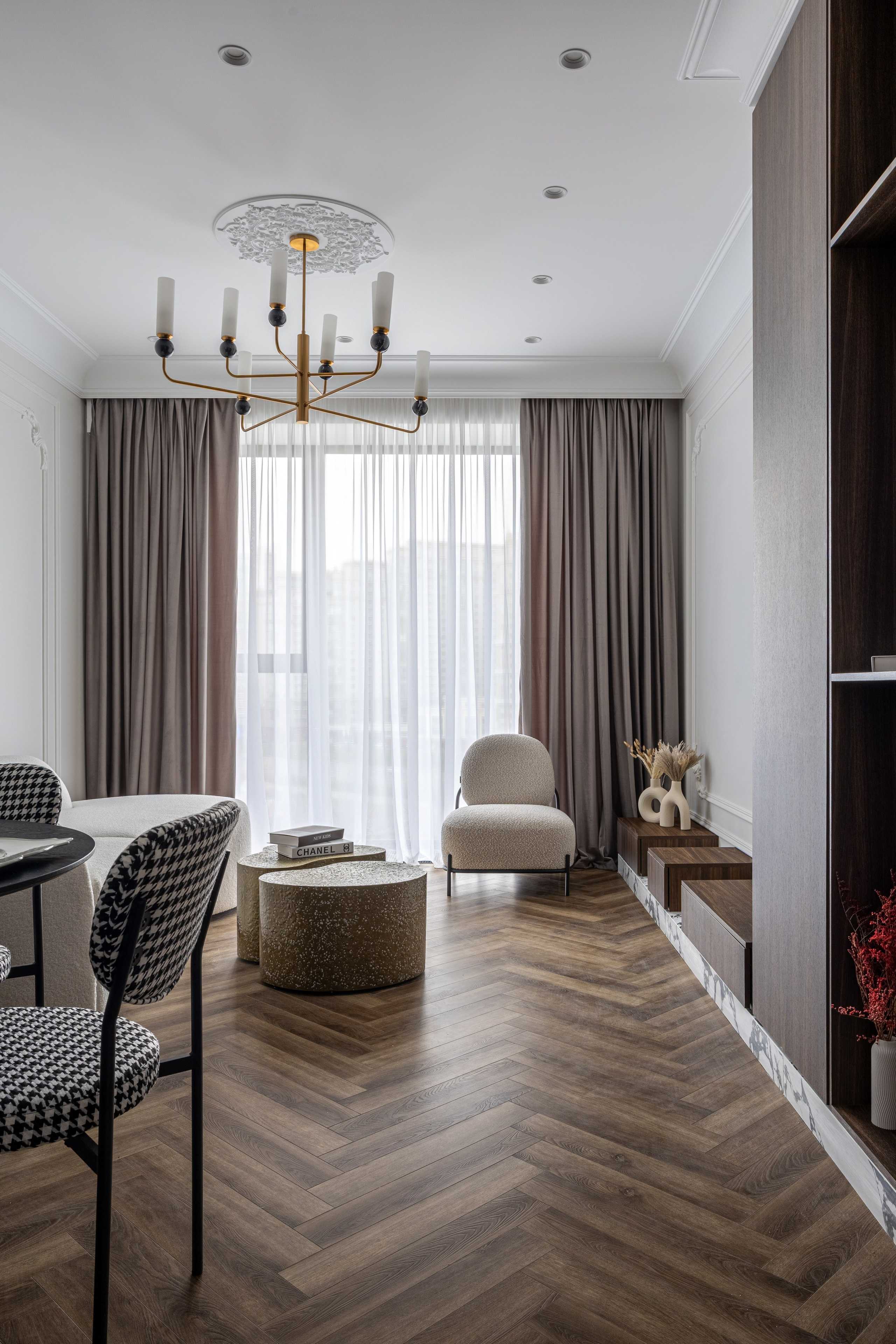 Неоклассика с винными акцентами. ЖК «Will Towers». Veselinskiy| Интерьерный фотограф | Москва