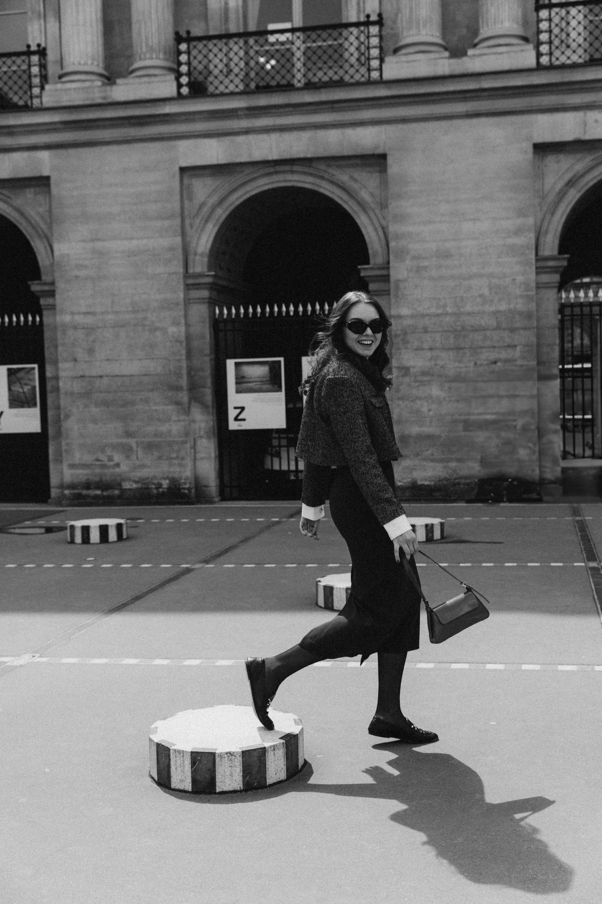 On the summer terrace. Photographer in Paris