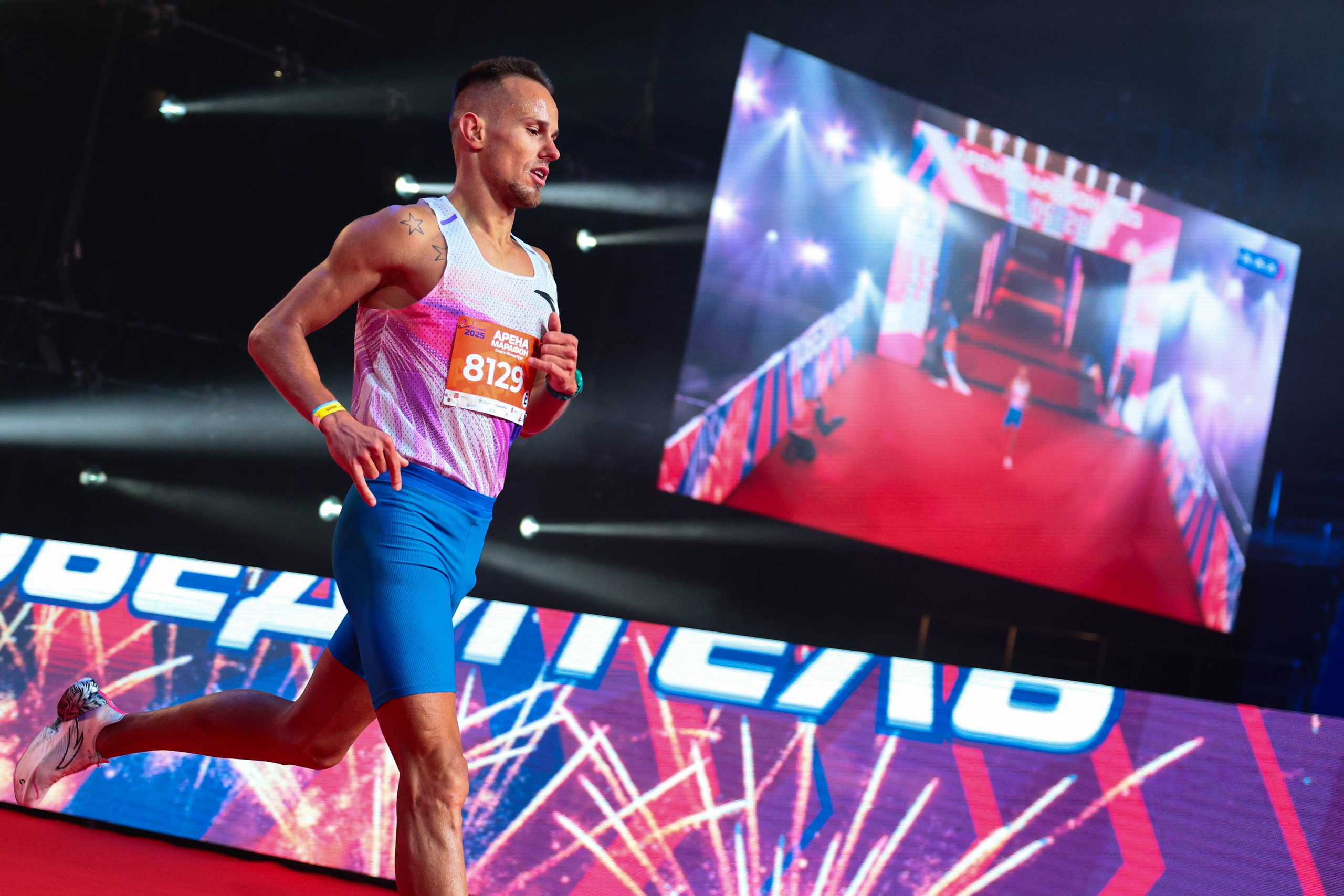 Арена марафон 2025. Спортивный фотограф в Санкт-Петербурге Илья Vacool
