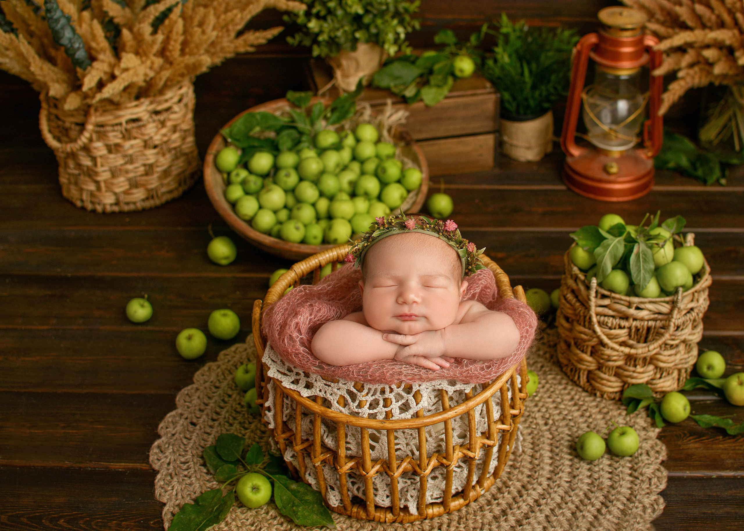 Мира 8 дней. Фотограф новорожденных Краснодар Малышенко Надежда