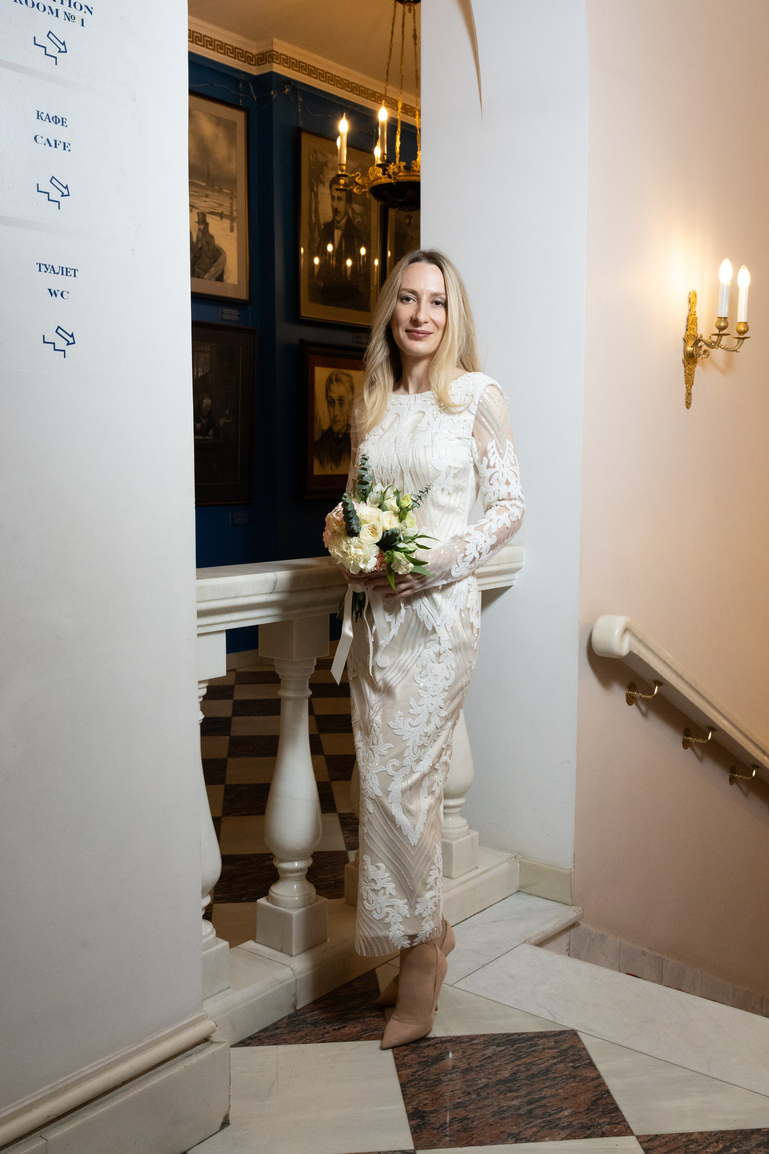 Свадьба в картинной галереи Ильи Глазунова. Фотограф в Москве Зябченко Екатерина. Съемки беременности, love story, семейный, портреты в студии и на улице