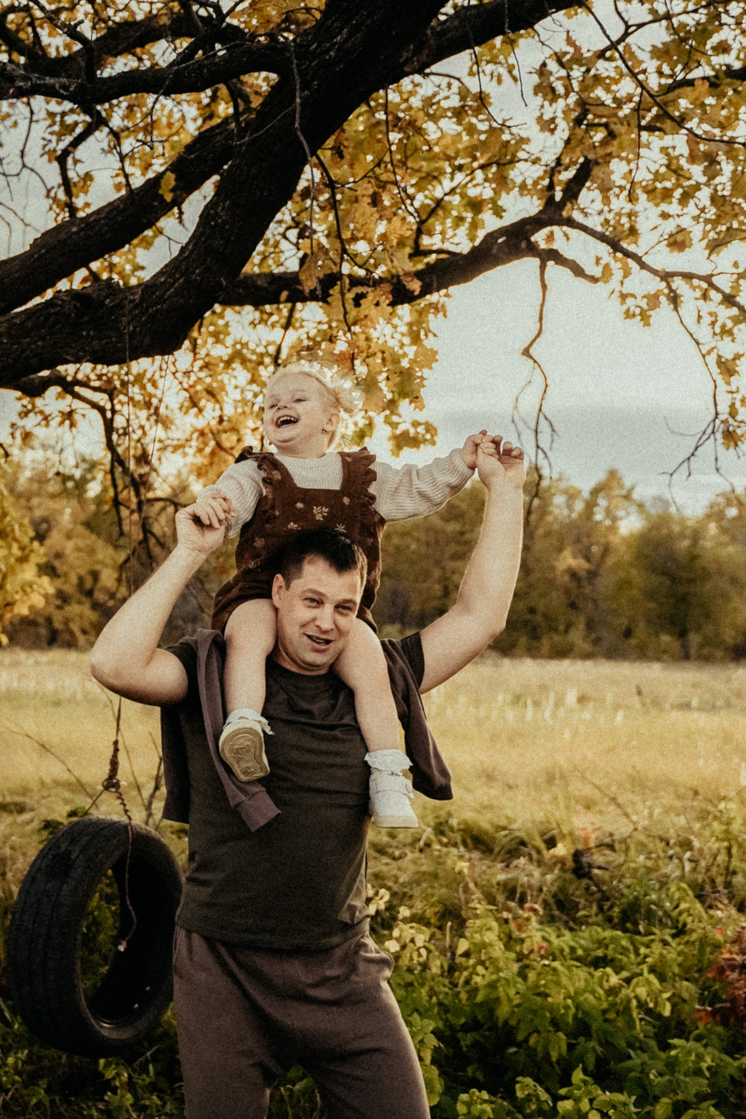 Семья на природе