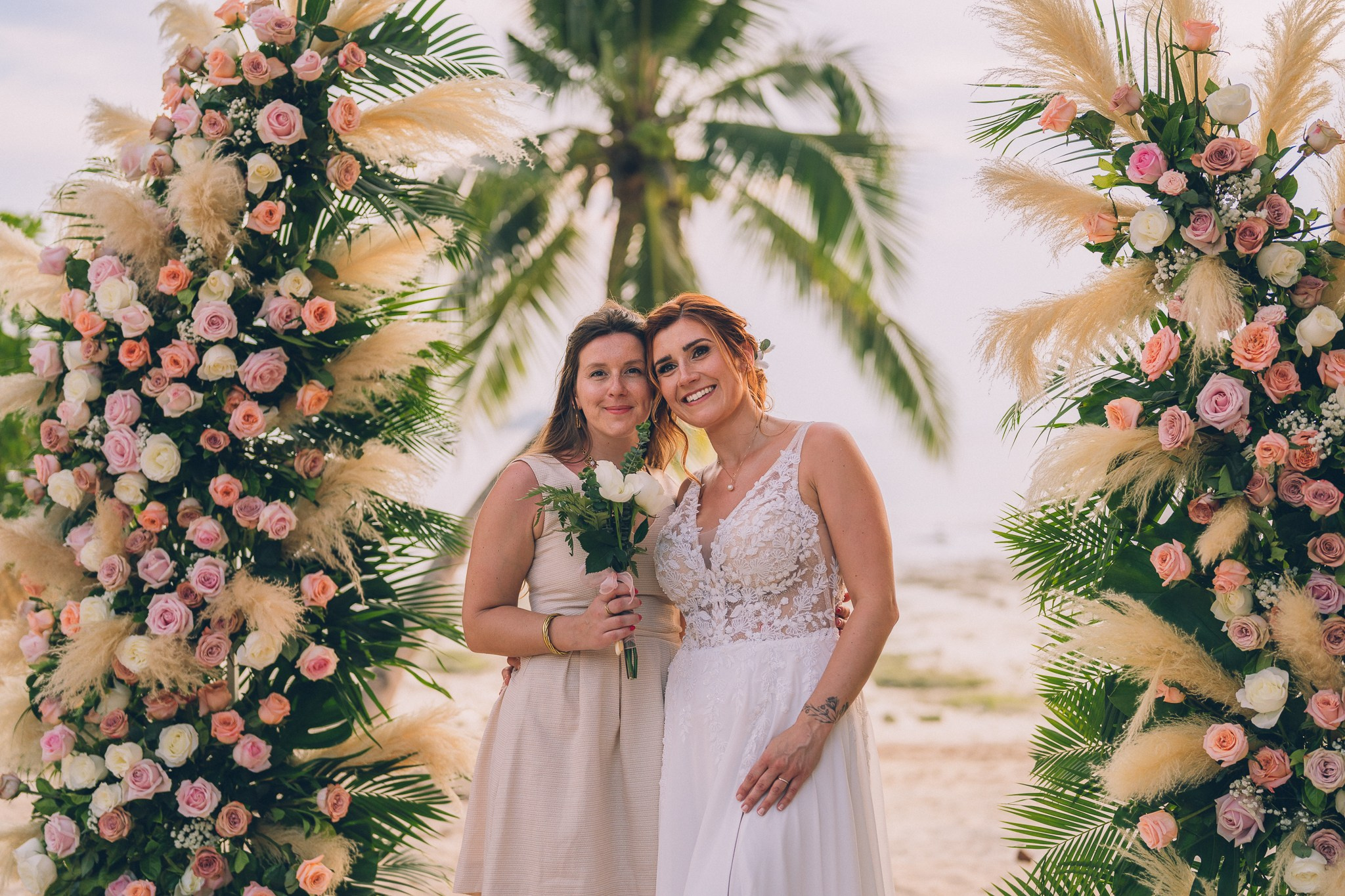 Luxury Beach Wedding Reception