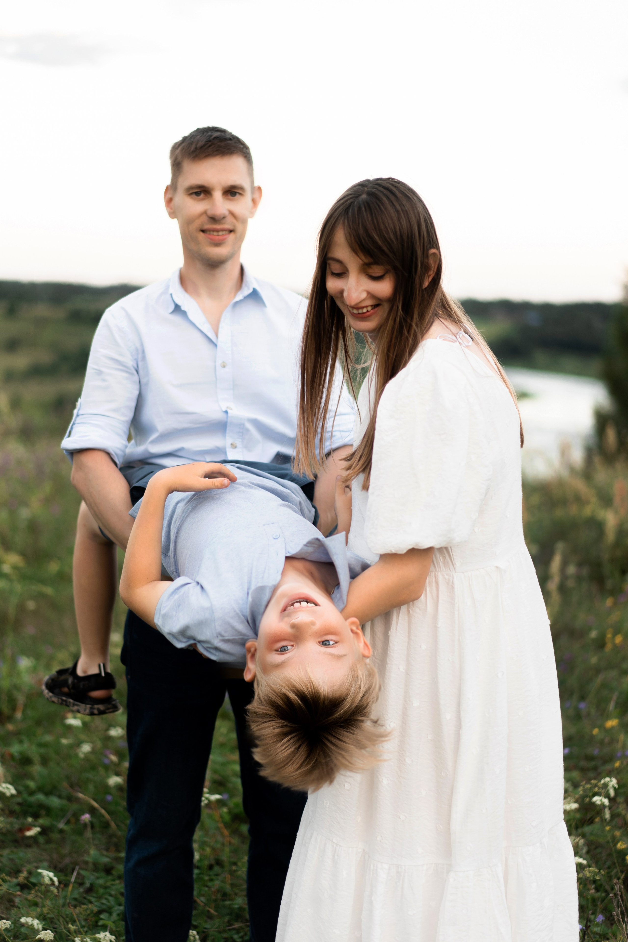Ирина с семьей. Семейный и детский фотограф в Санкт-Петербурге Дарина Герчиу