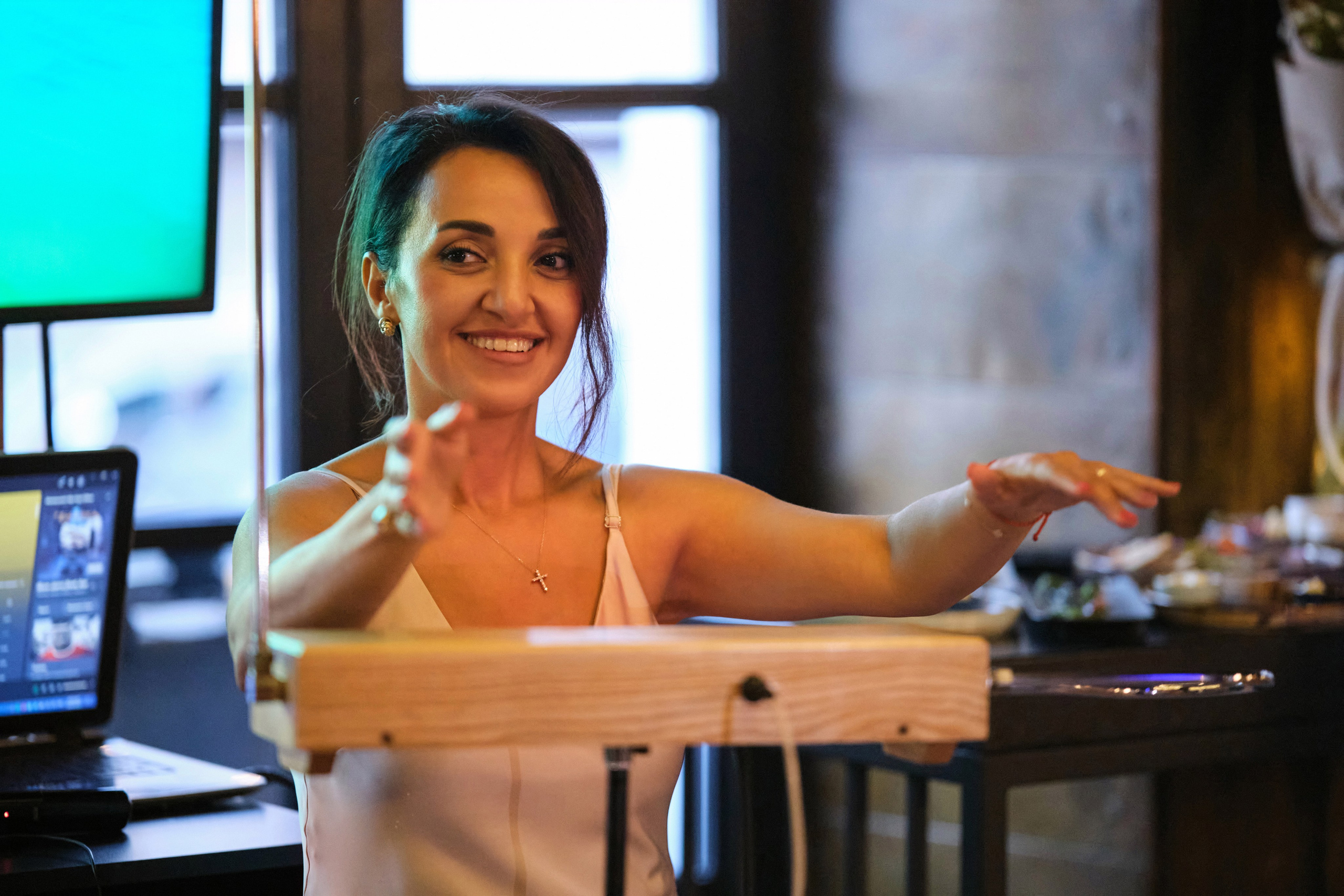 Корпоратив в ресторане Smokkin. Репортажный фотограф Дмитрий Литвинский. Минск, Беларусь, мир