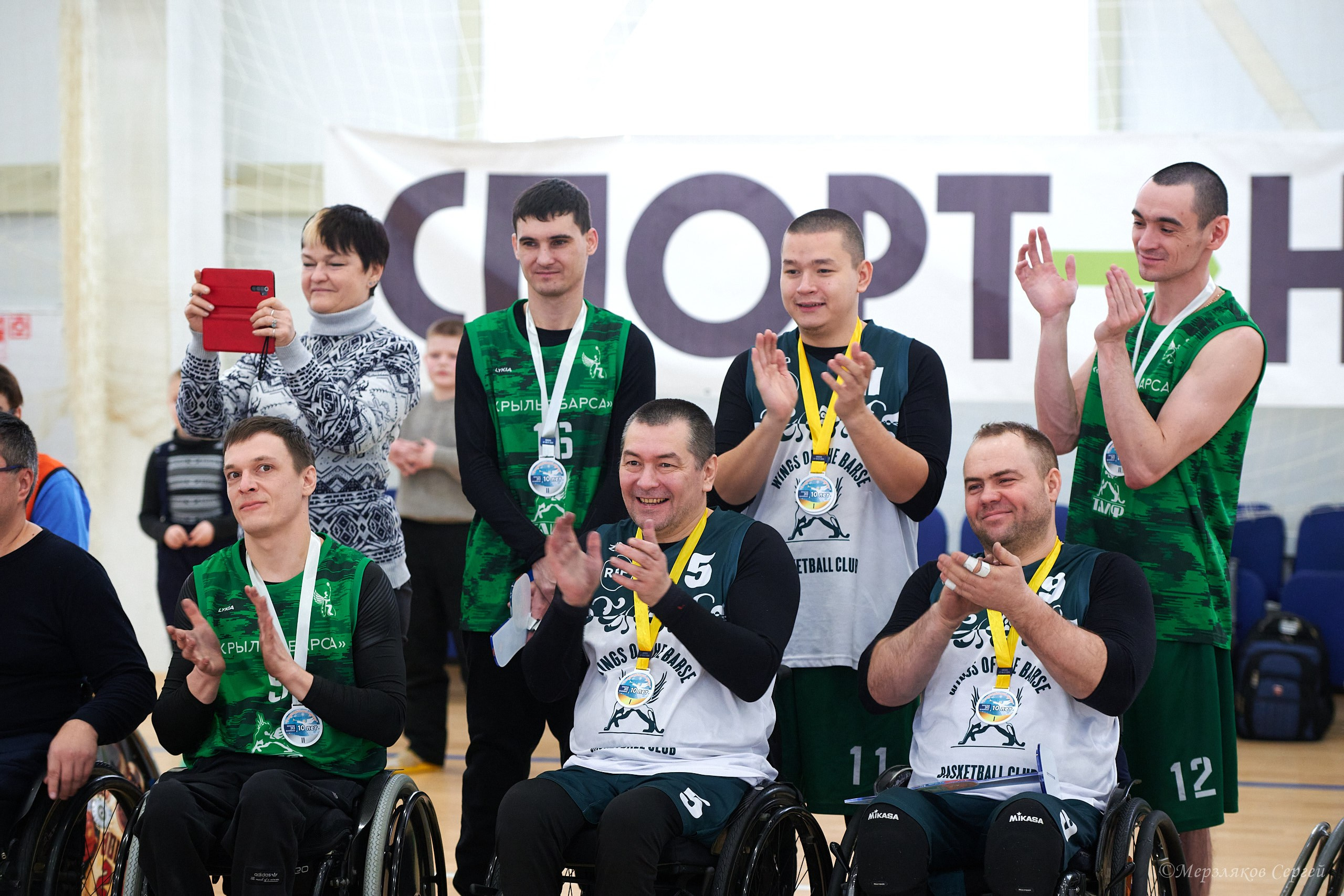 X традиционный Рождественский турнир по баскетболу на колясках. Ижевск. Спортивный репортажный фотограф в Ижевске Сергей Мерзляков