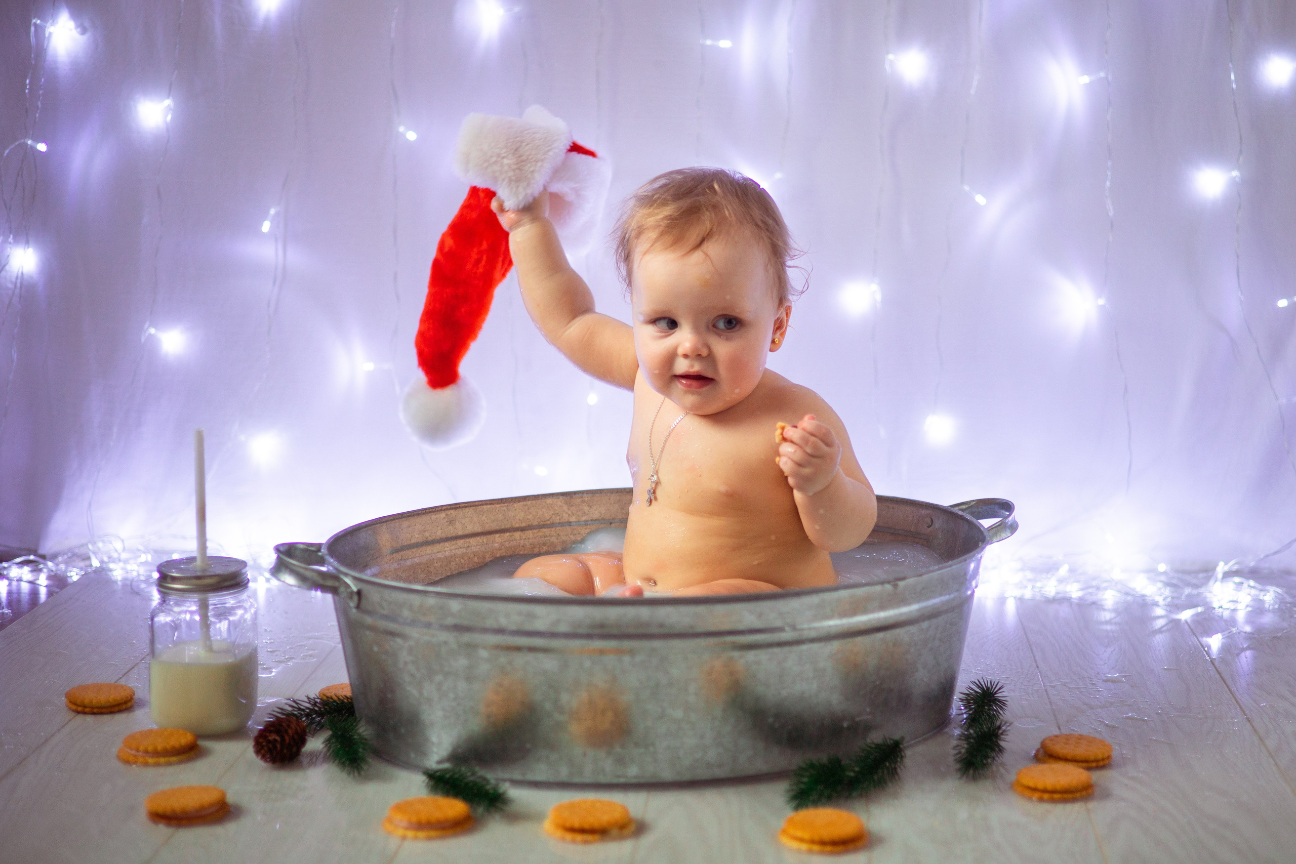 Соня Рождественская ванна. Семейный и детский фотограф в Михайловке Татьяна Лестьева