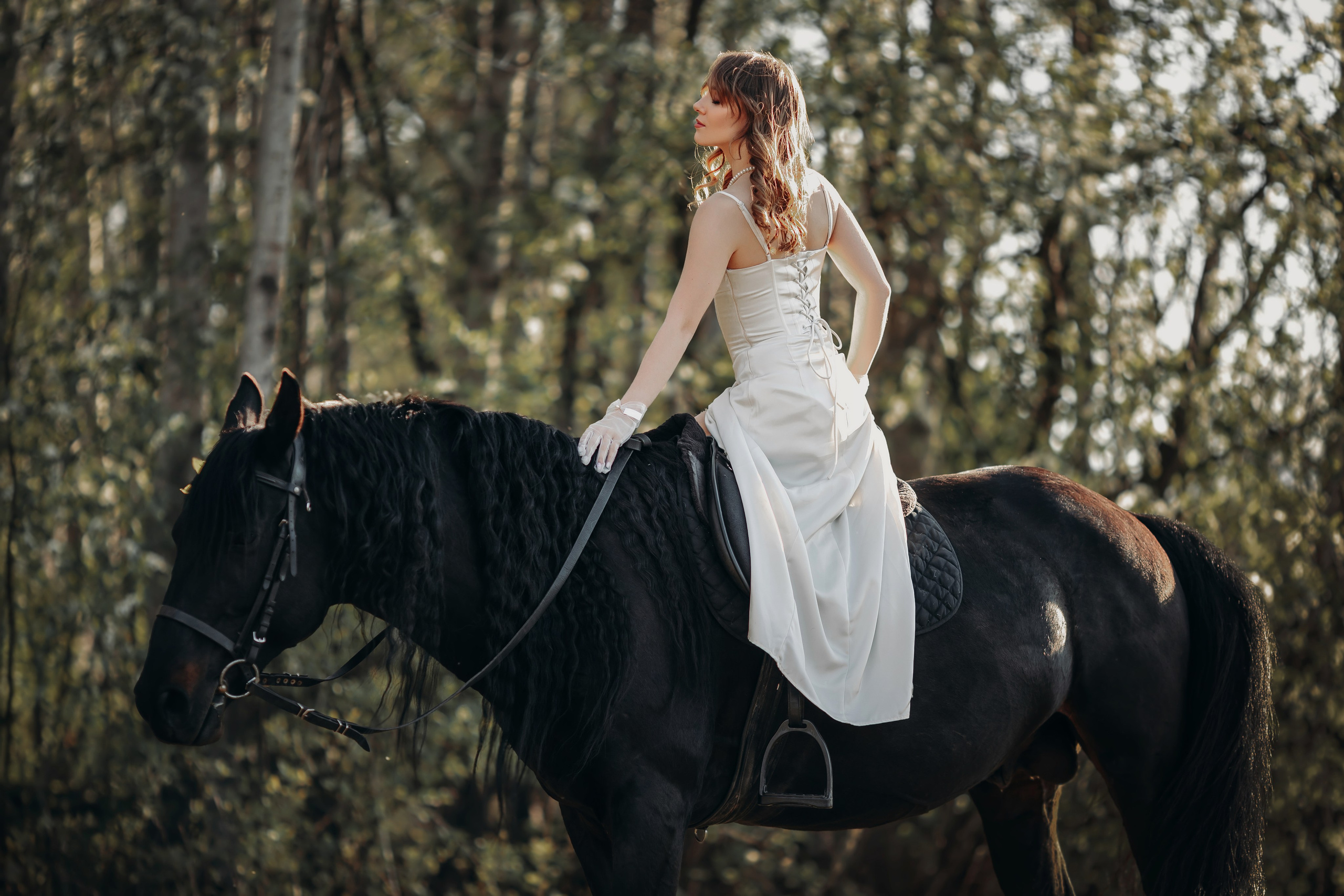 Дарья&Басмач. Анна Молчанова конный фотограф в Тюмени | фотосессии с лошадьми Тюмень