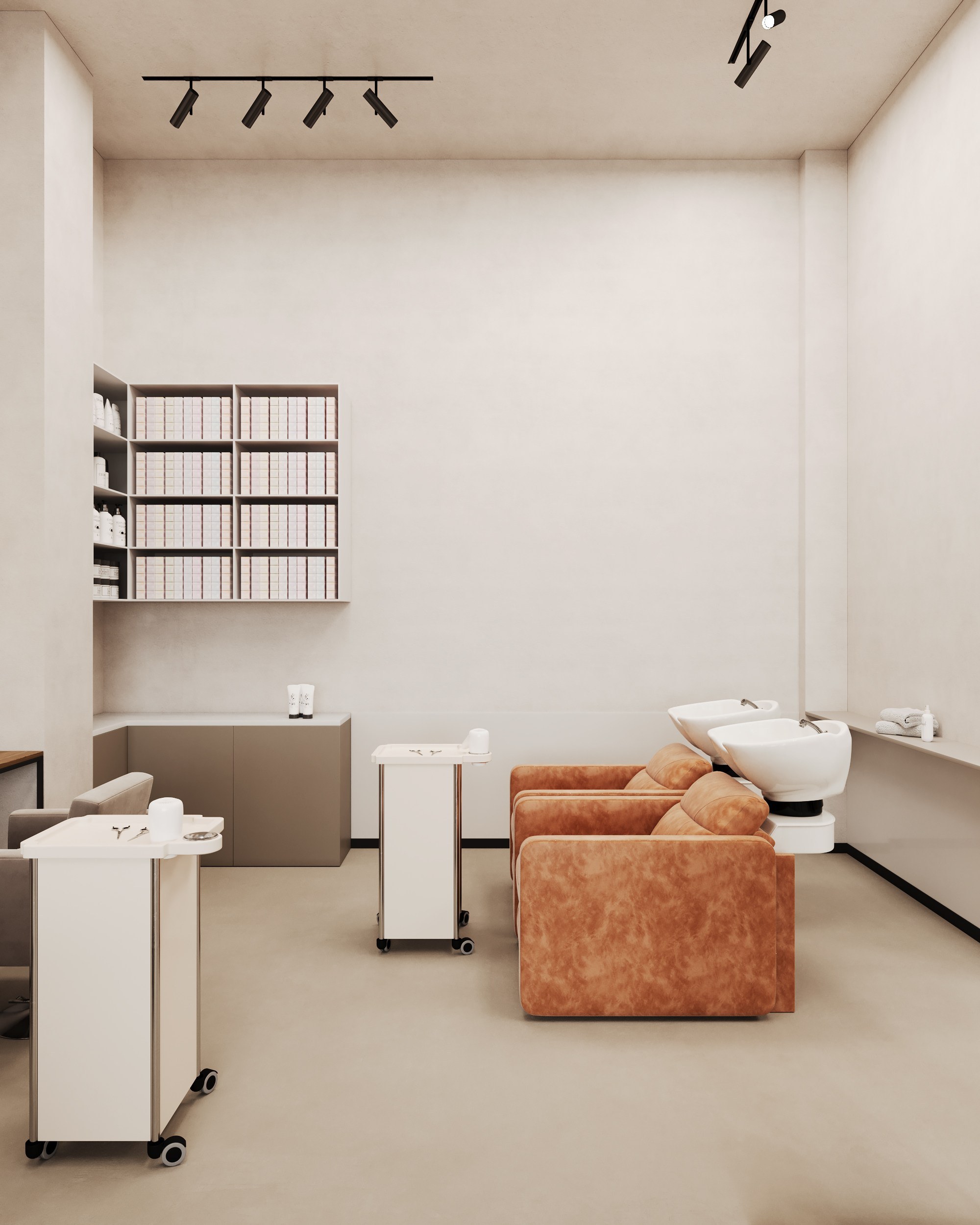 Beauty Salon Tatcher. Дизайн интерьера | 3D визуализация | Миланская Марина