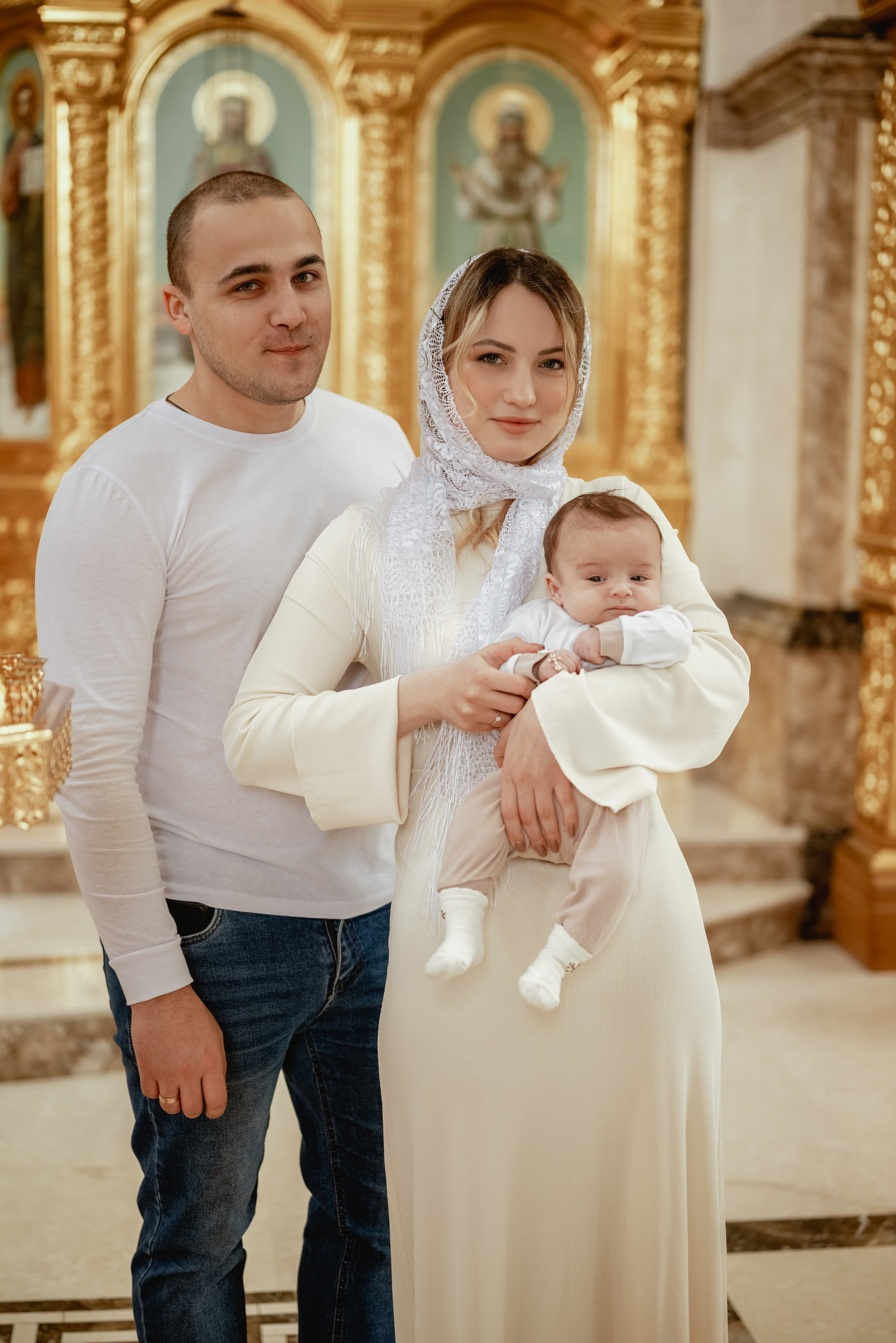 Крещение в Донецке. Юлия Басня семейный и свадебный фотограф в Донецке