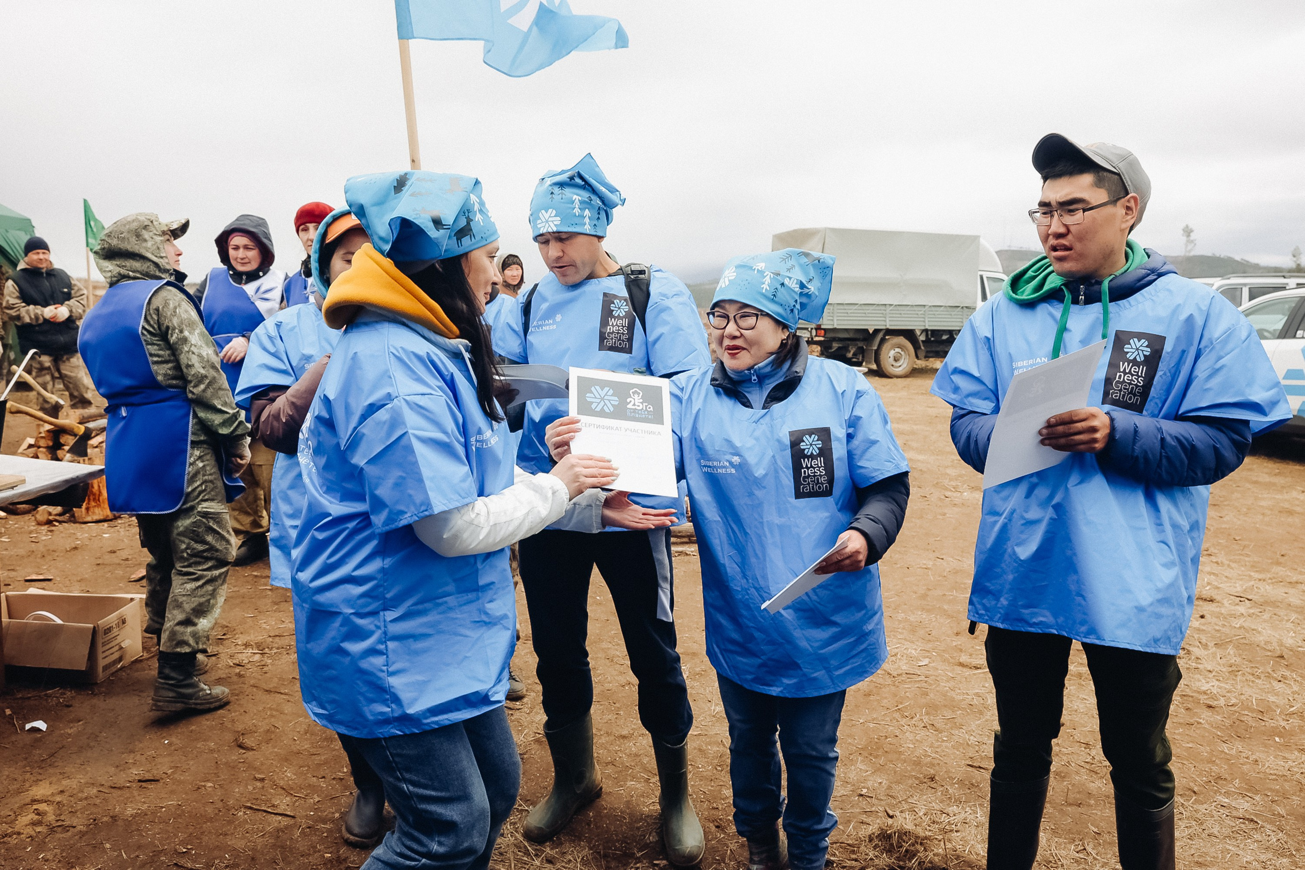 Siberian wellness. Ежегодная акция по посадке деревьев. Свадебный и семейный фотограф в Улан-Удэ