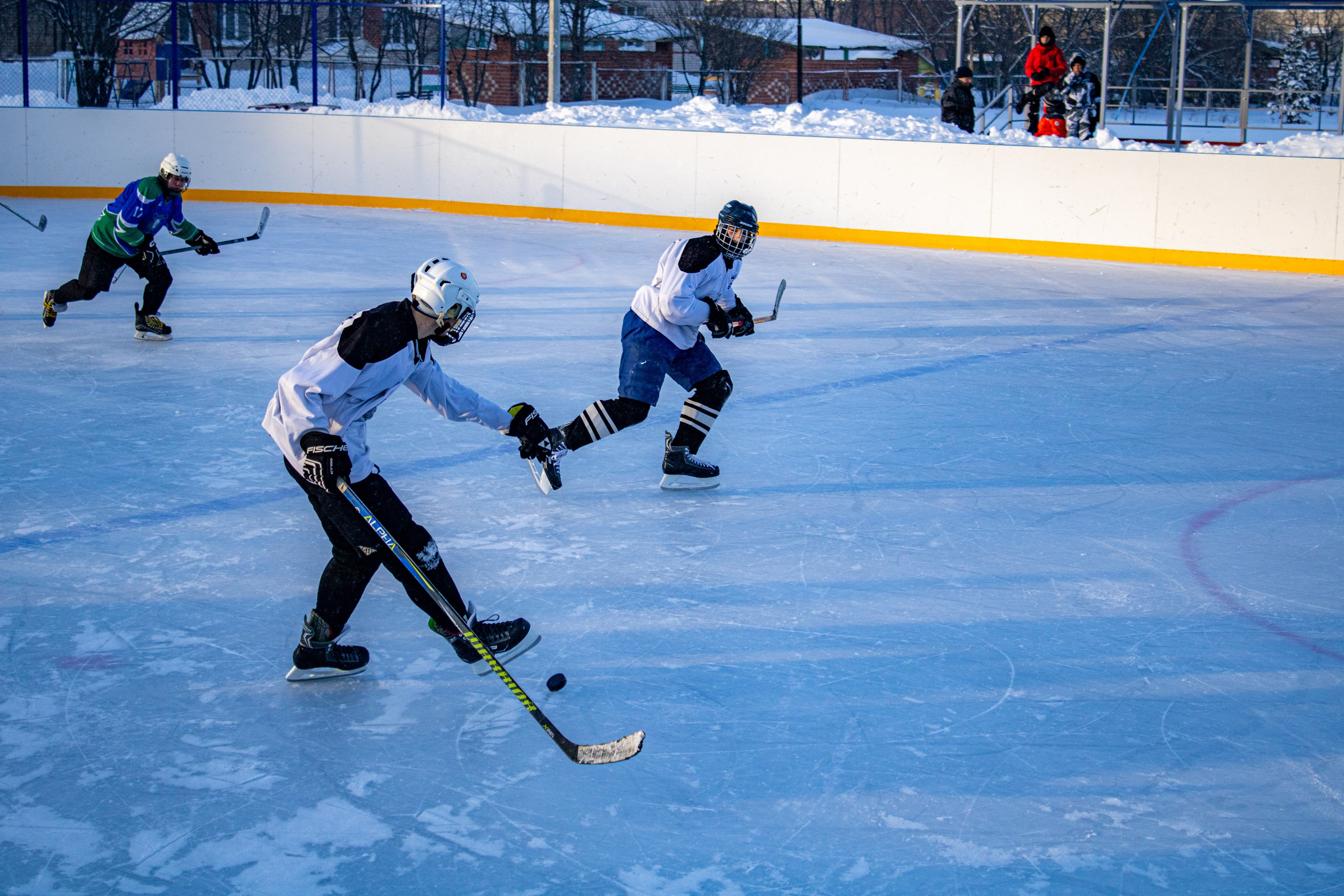 Хоккей г.п Атиг-г.п Дружинино