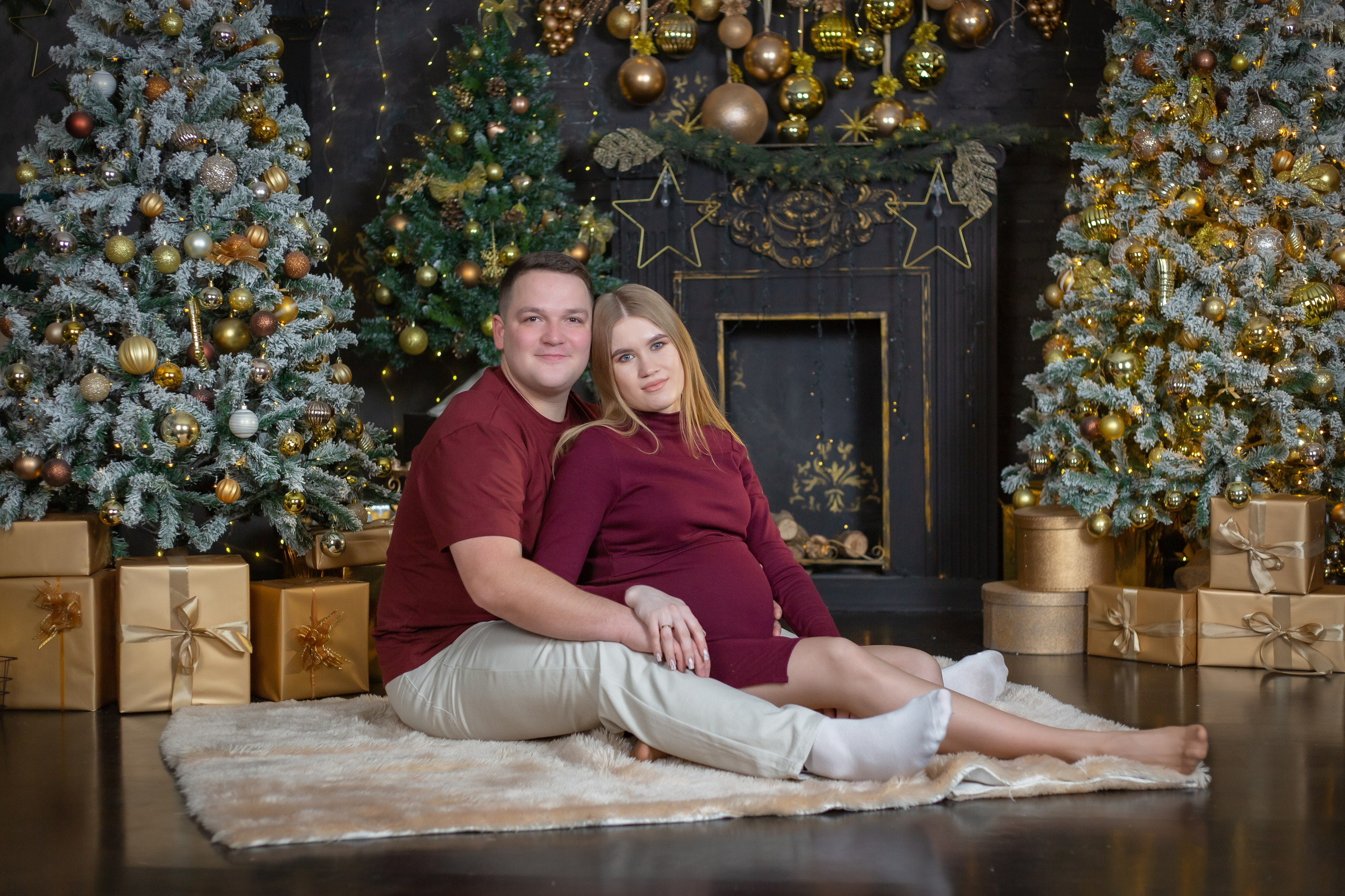 Новогодняя фотосессия в студии. Фотограф Татьяна Орлова