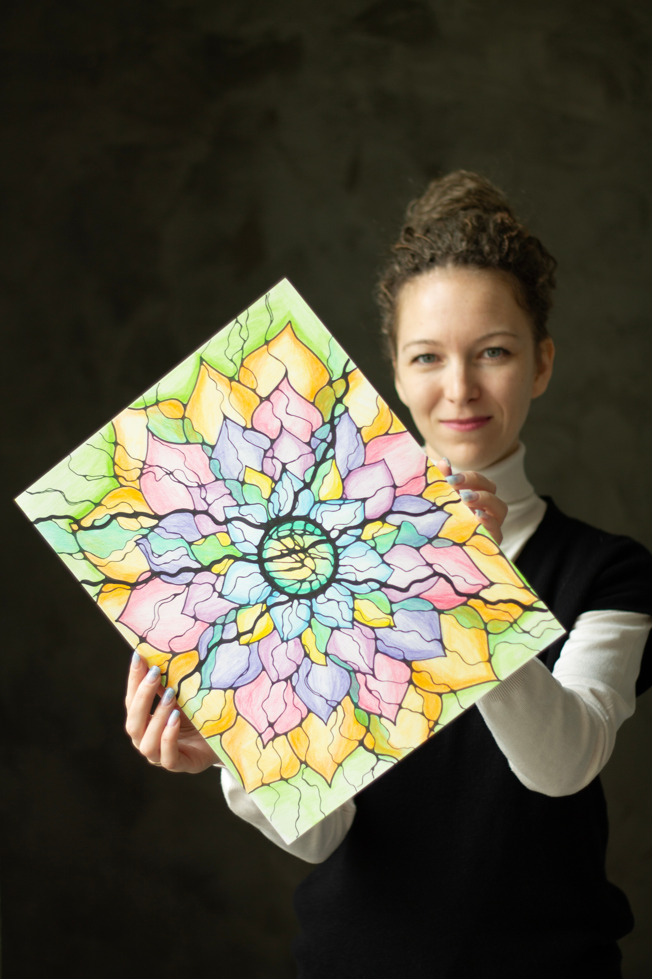 Готовый рисунок нейрографики Ирина Карамурзина бишкек