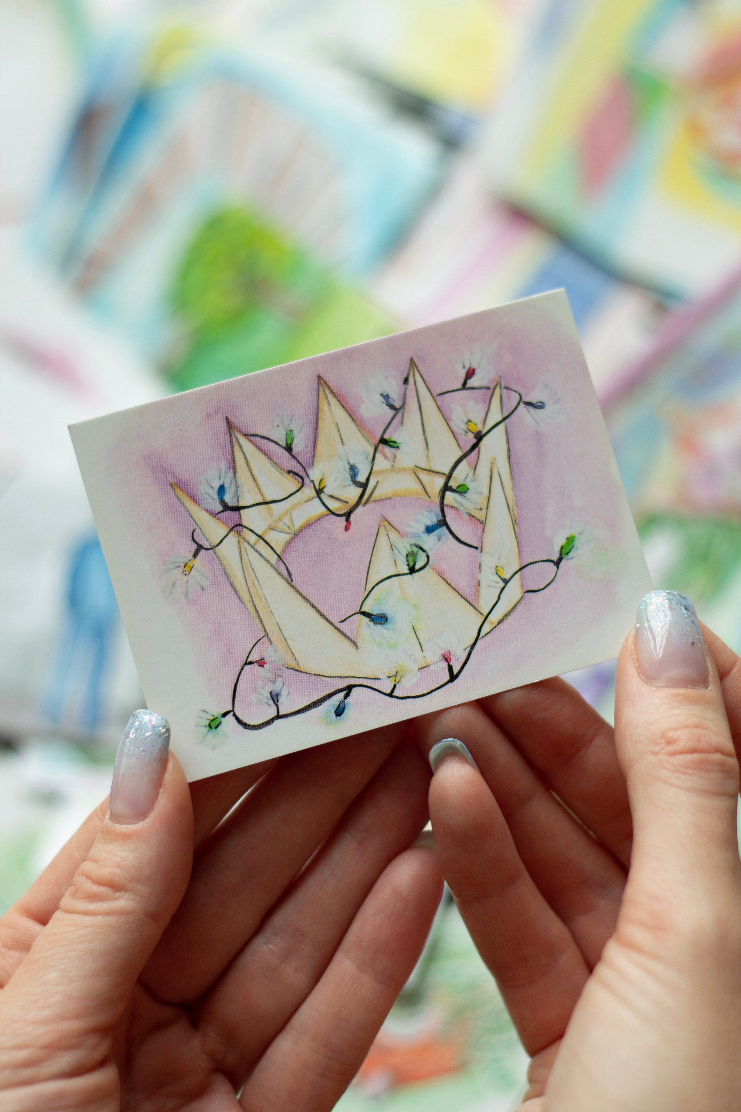 Метафорическая карта с короной нейрографика