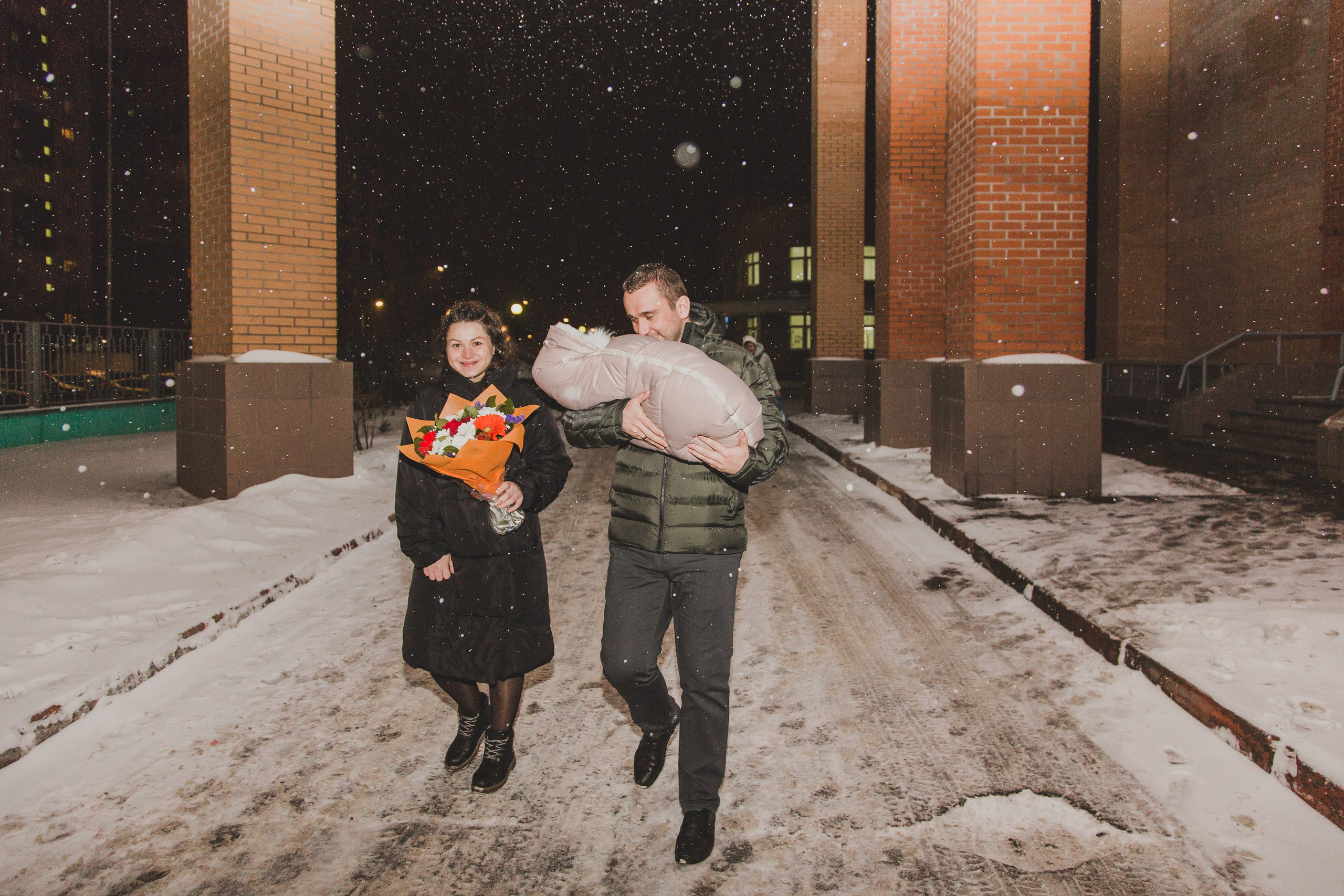 Выписка 28 января. Свадебный фотограф Александр Абрамов Москва / Зеленоград