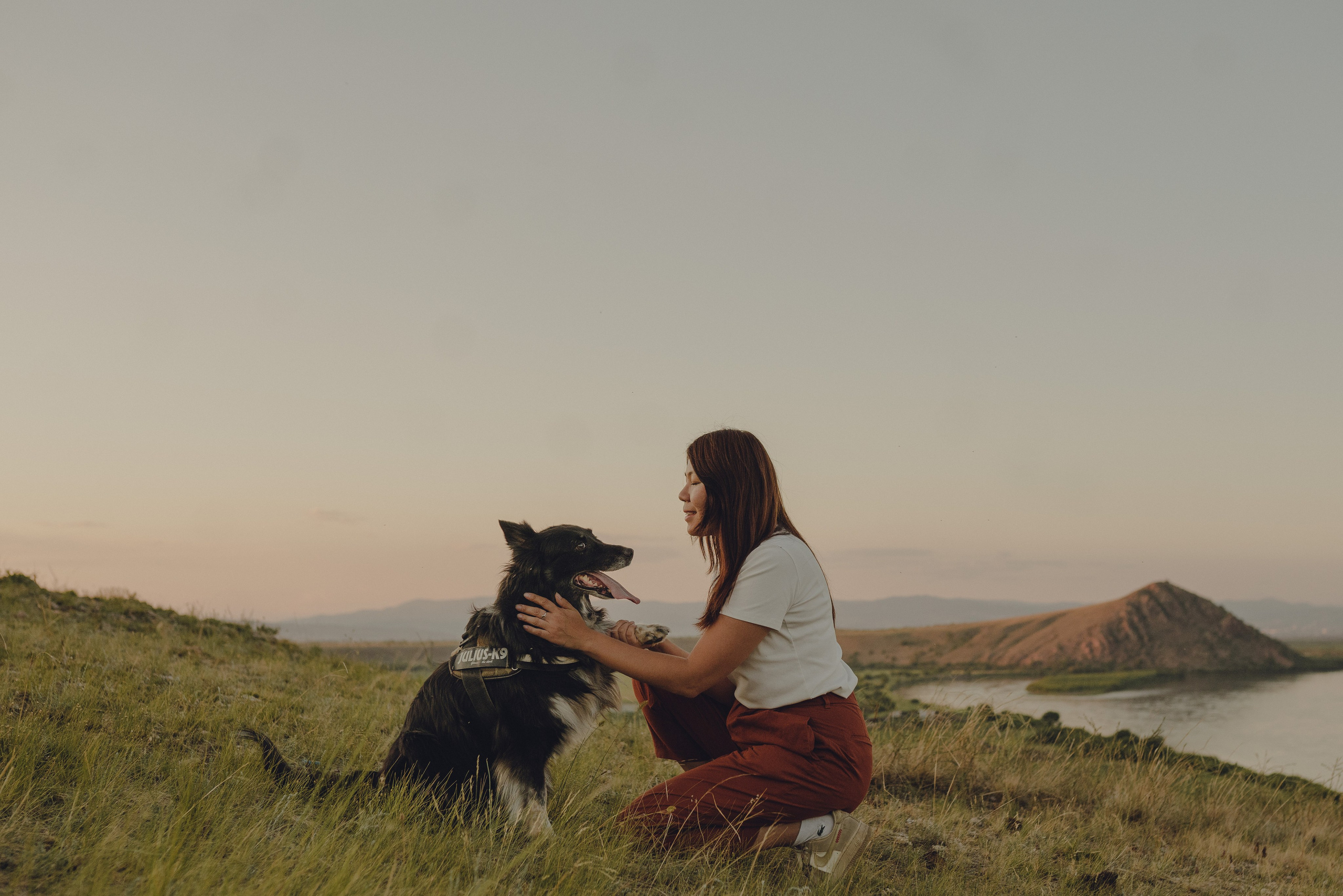 Настя и Умка. Фотограф анималист в Спб недорого Олеся Майорова