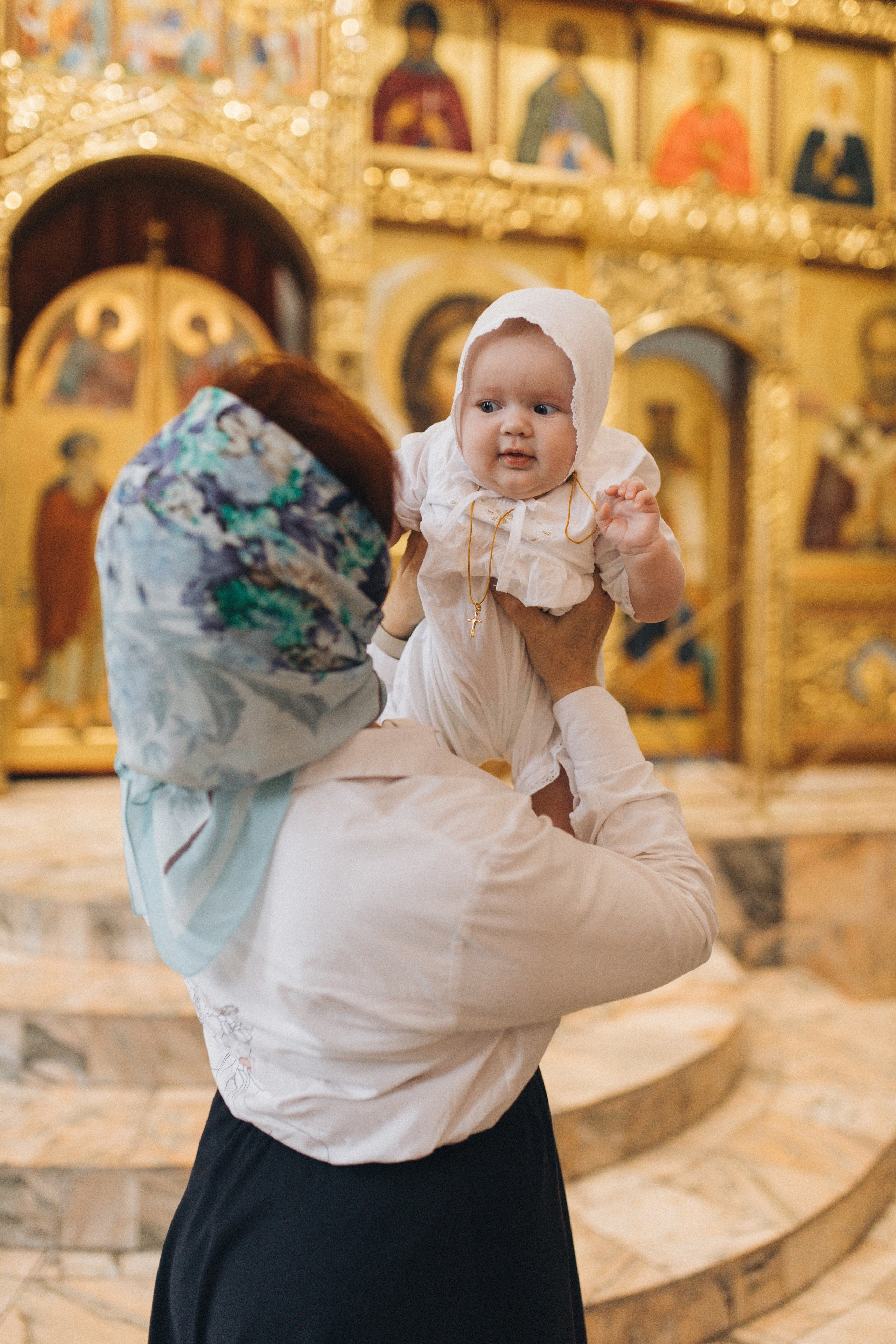 Крещение Настеньки. Семейный и свадебный фотограф в Москве и Зеленограде Марина Малярова