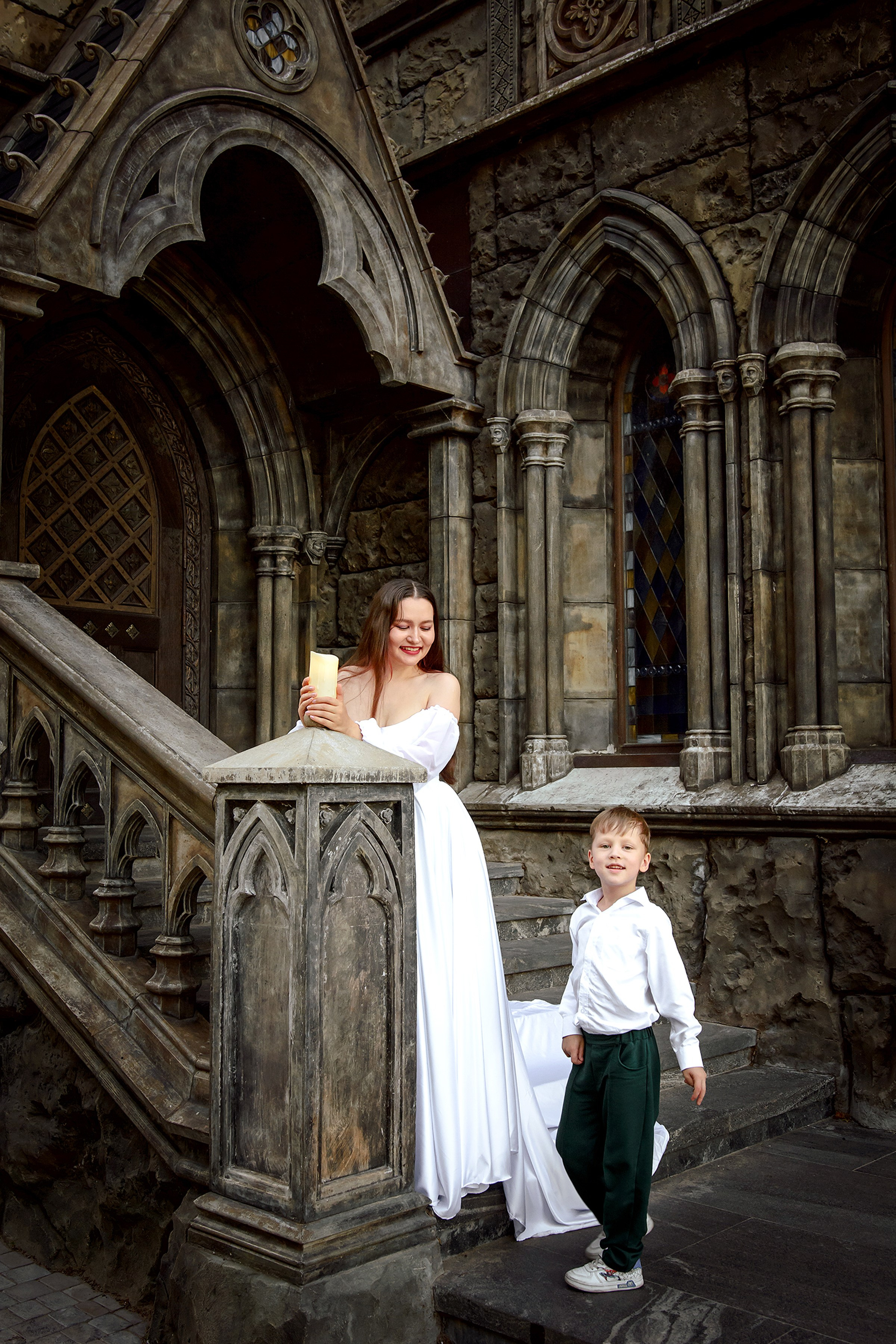 Семейная фотосессия у Замка Гарибальди. Фотограф Оксана Сафонова г. Тольятти