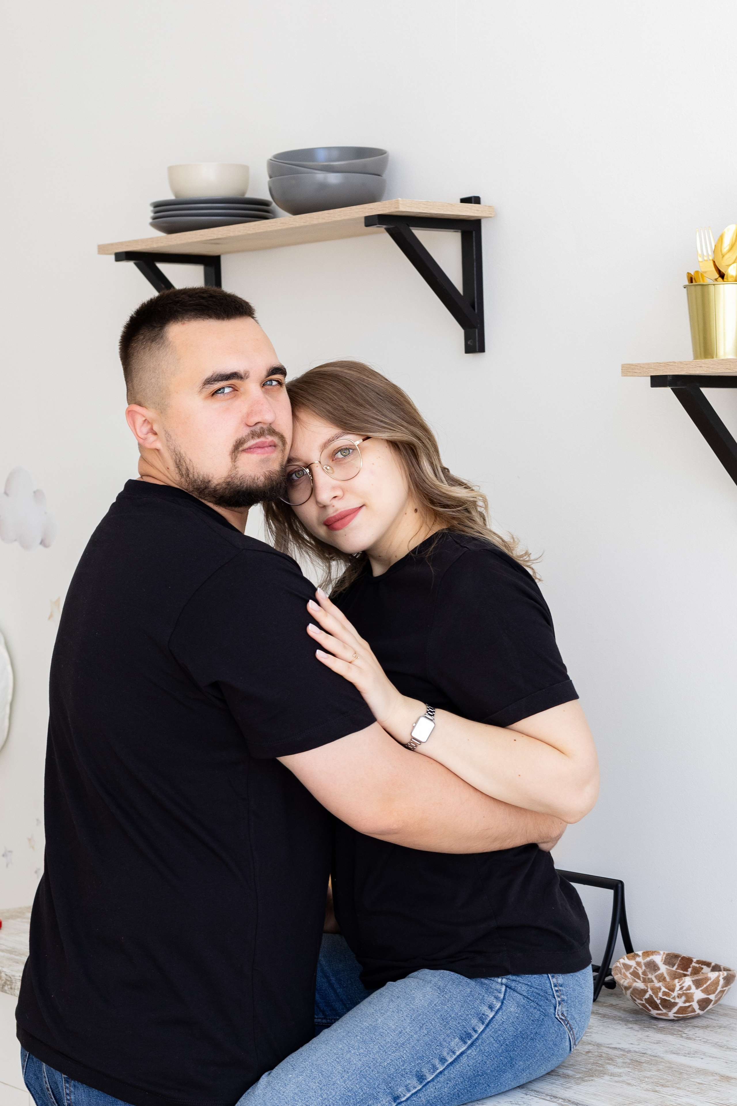 Семейная фотосессия в студии (Михаил, Крестина и Макар). Женский фотограф в Орске Новотроицке Динара Долганова