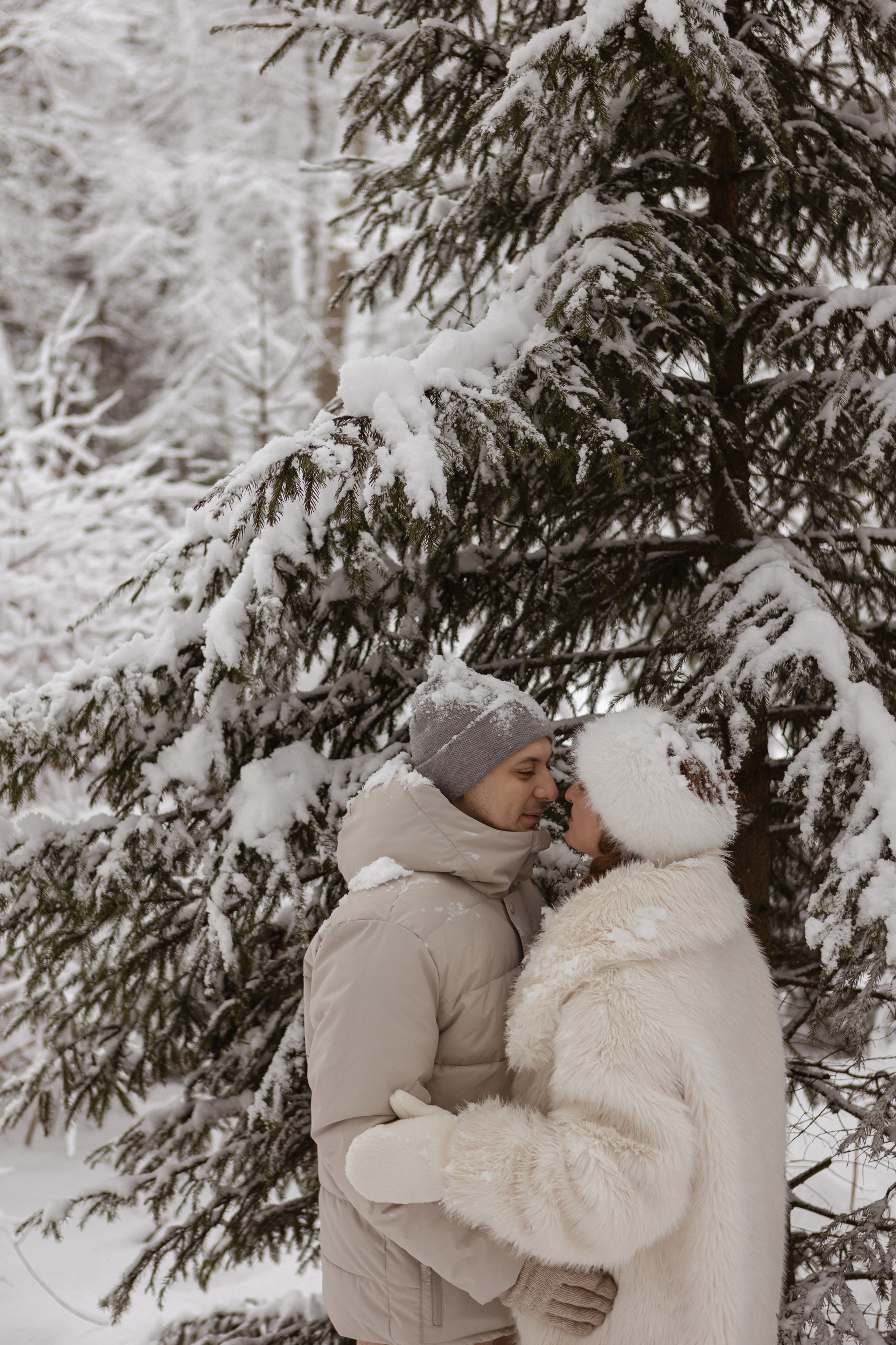 Новогодняя фотосессия с собачками в шуваловском парке. Свадебный фотограф в СПБ | Санкт-Петербурге Анастасия Рахимгулова
