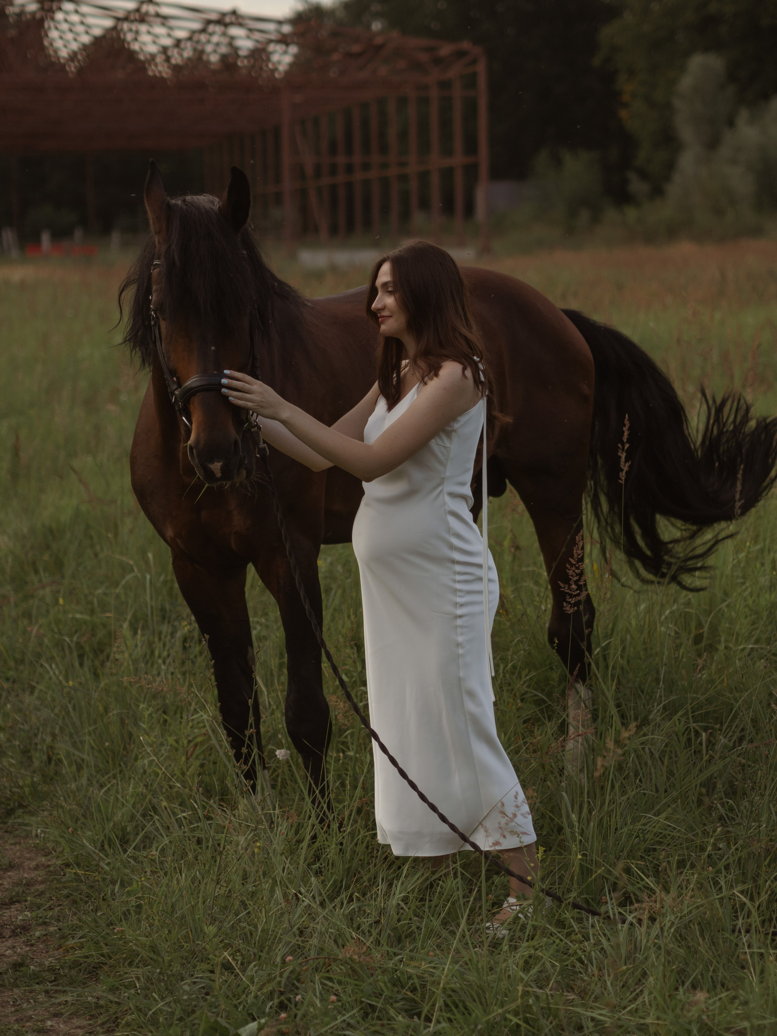 Наташа беременность с лошадью. Фотограф в Нижнем Новгороде, Сарове и Москве. Оля Фролова