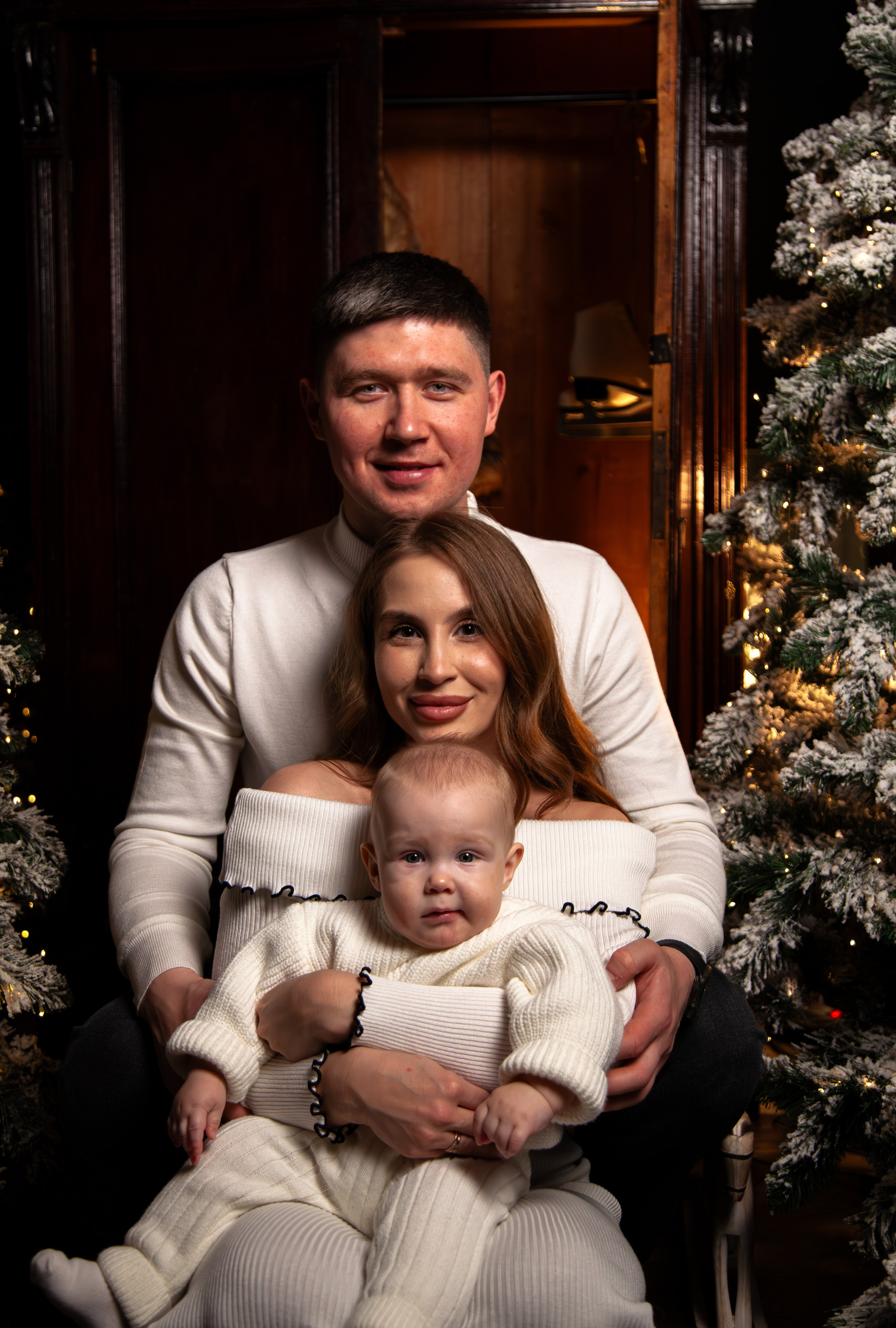 Семейная новогодняя фотосессия. Семейный и детский фотограф Ксения Батищева