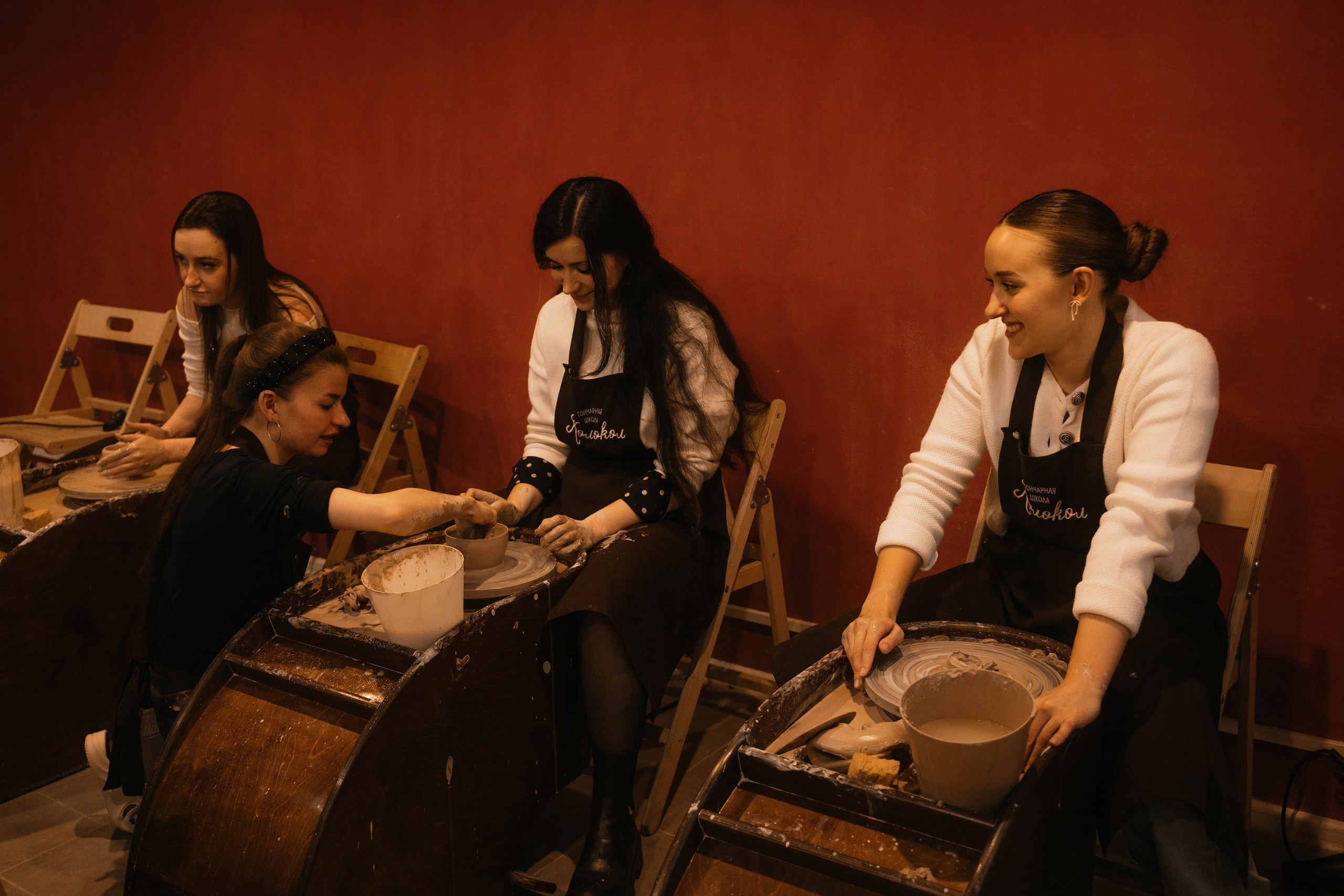 День рождения в гончарной мастерской. Свадебный, семейный фотограф в Рязани Лена Брант