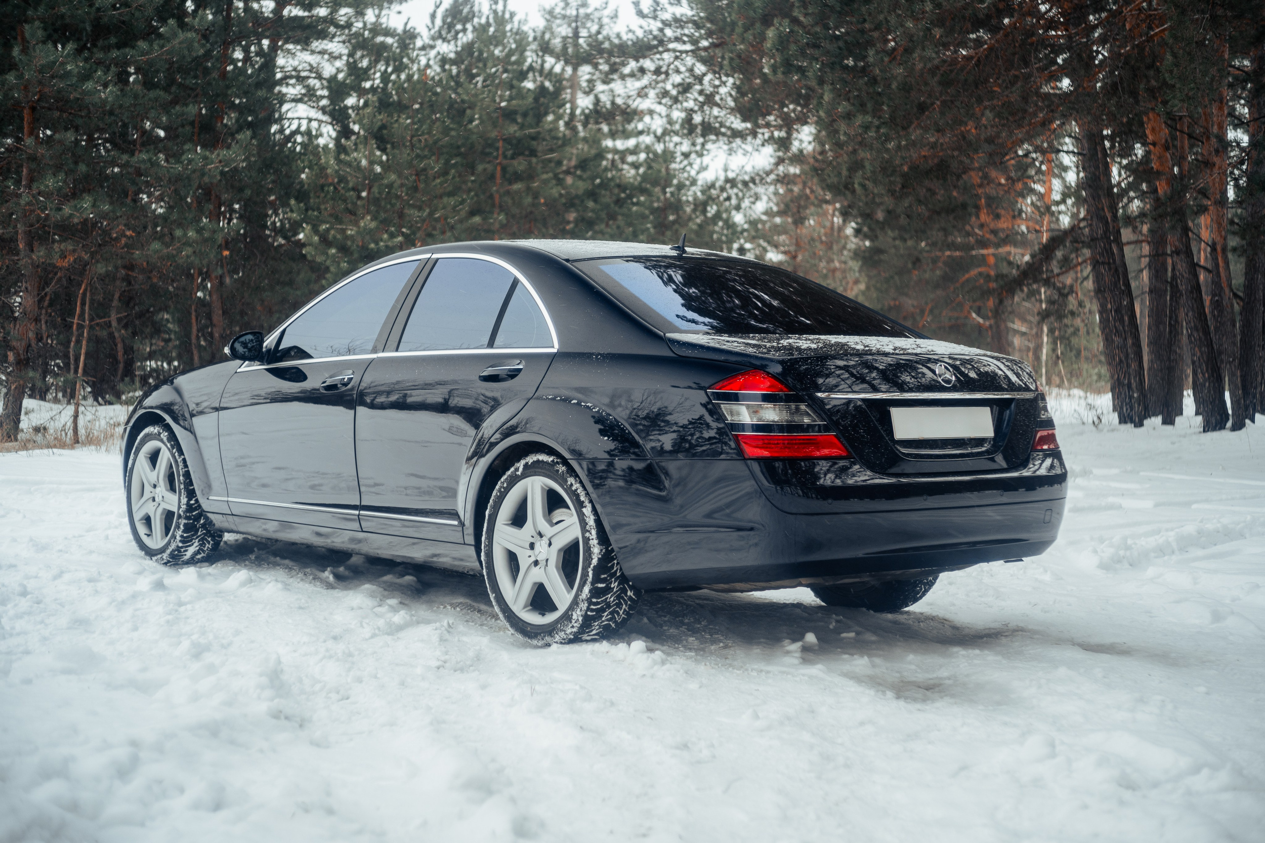 Автомобильная фото-сессия Mercedes-Benz S-class W221 в Калуге